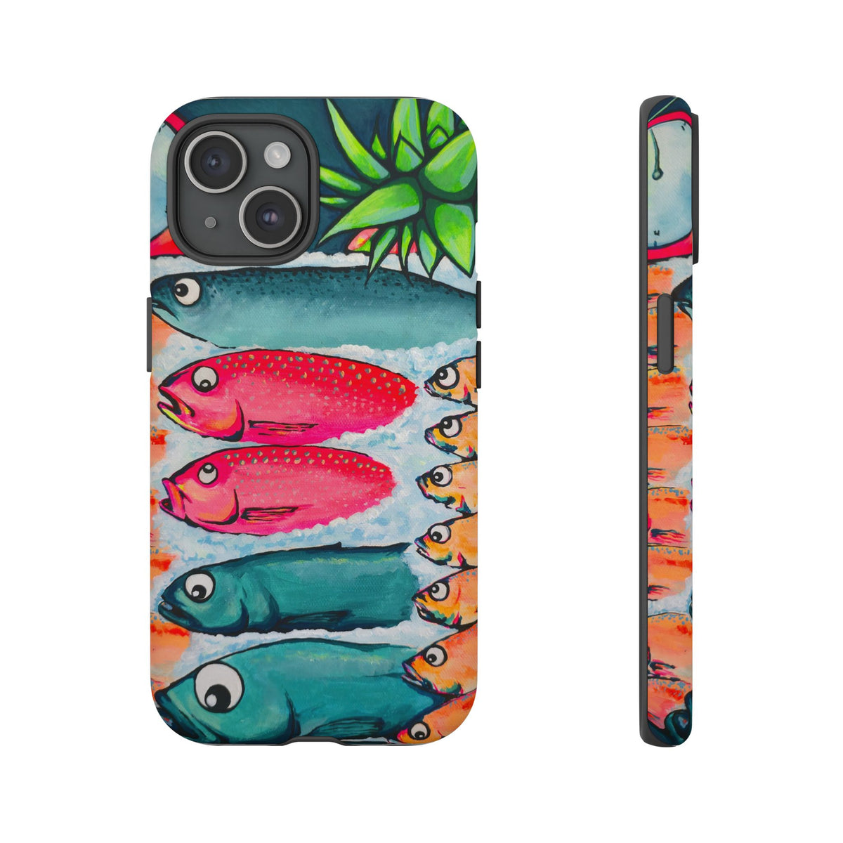 Neon Cabo Fish Market Tough Phone Case