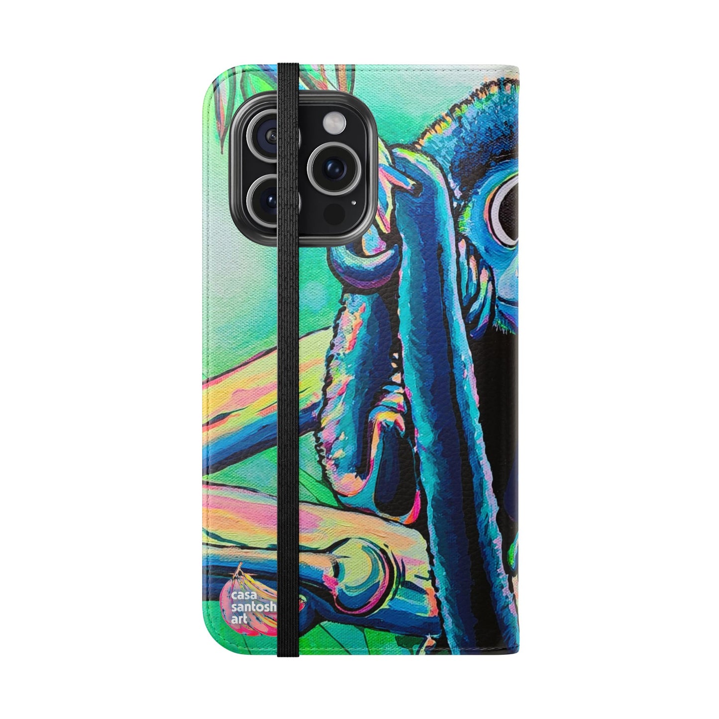 Cyclops Monkey Flip Phone Case – Wallet Cover with Card Slots