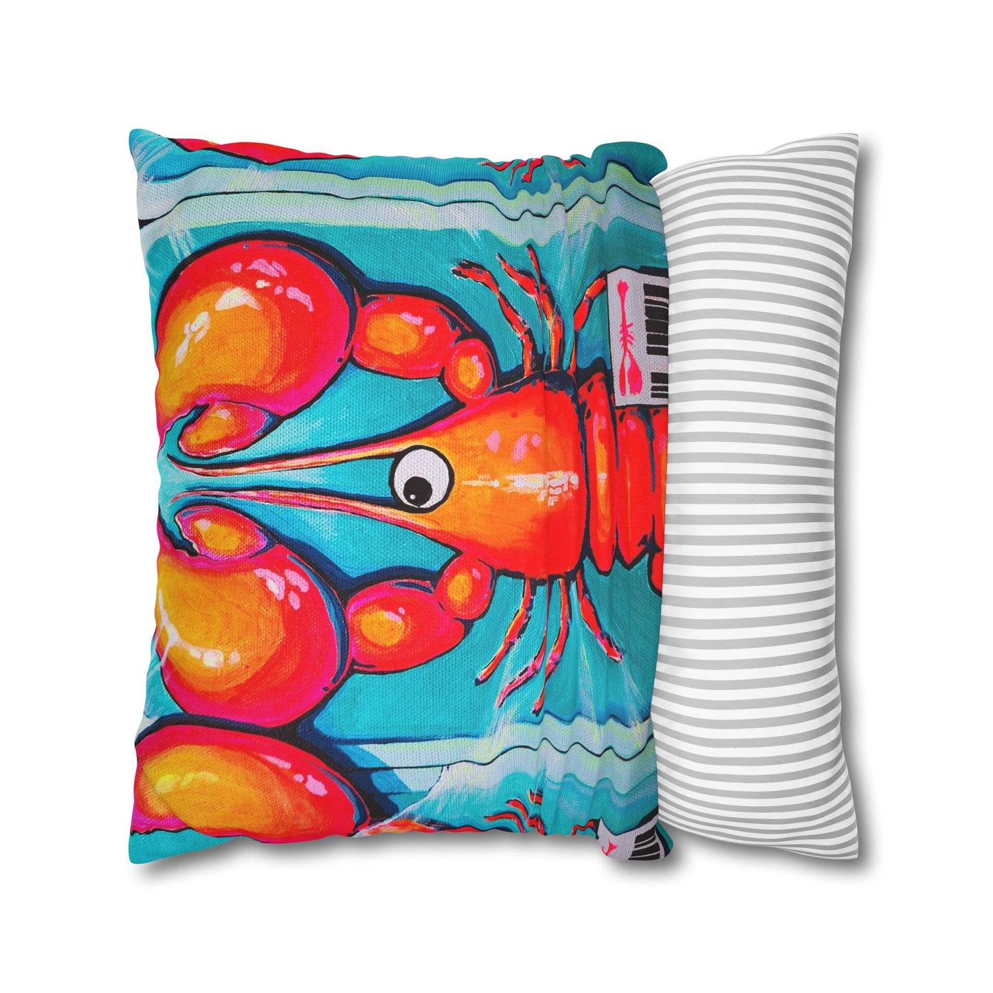 Fresh Neon Lobster Pillowcase, Cover Only