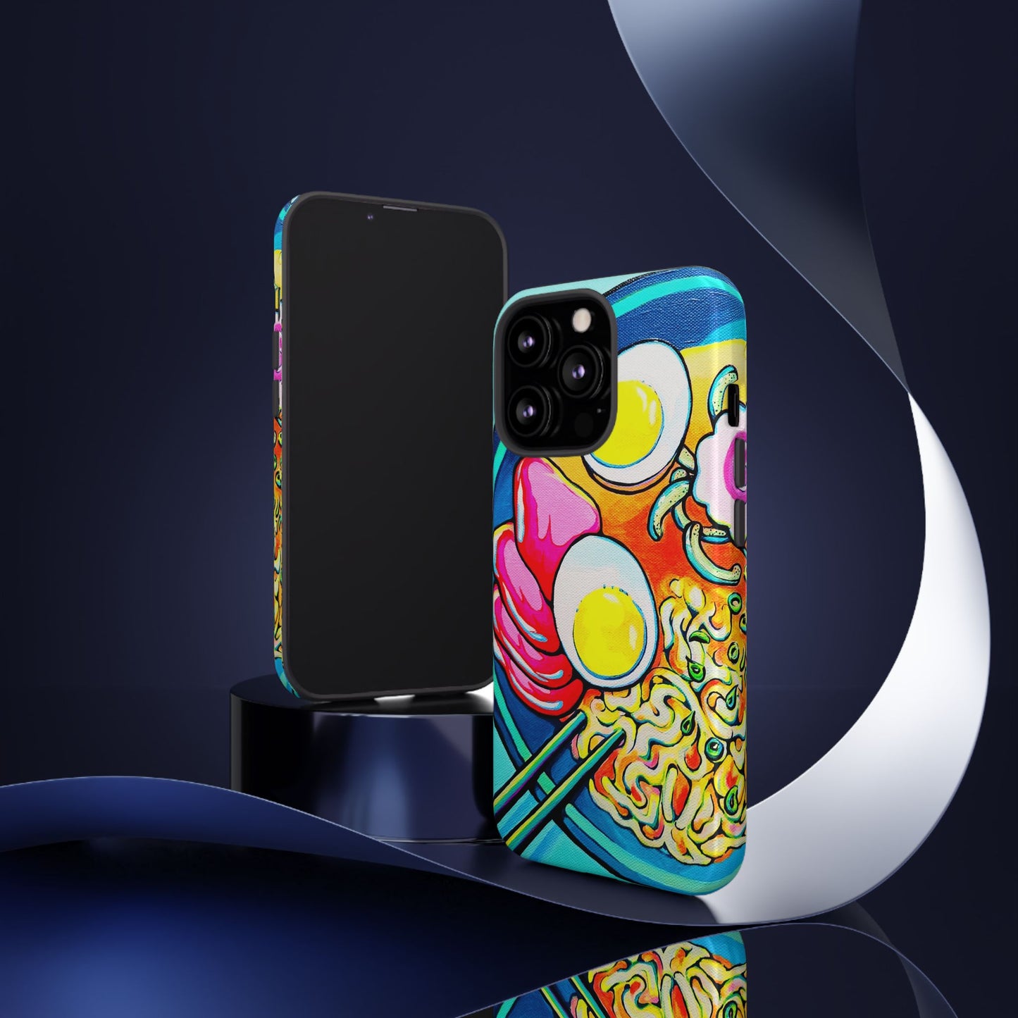 Neon Ramen Tough Phone Case