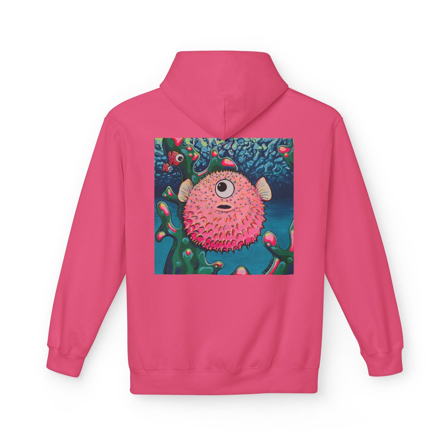 Unisex Cyclops Pufferfish Soft Hoodie