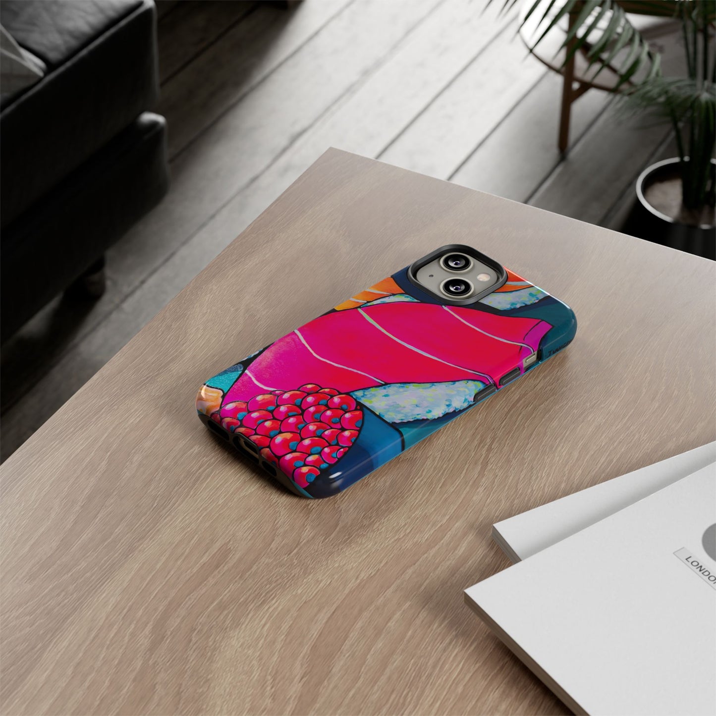 Coque de téléphone résistante Néon Sushi