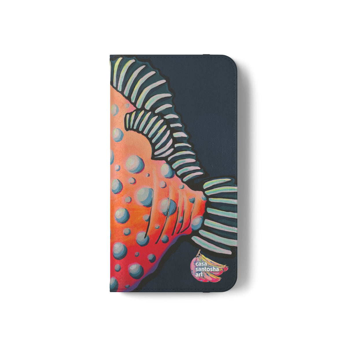 Cyclops Anglerfish Flip Phone Case – Wallet Cover with Card Slots