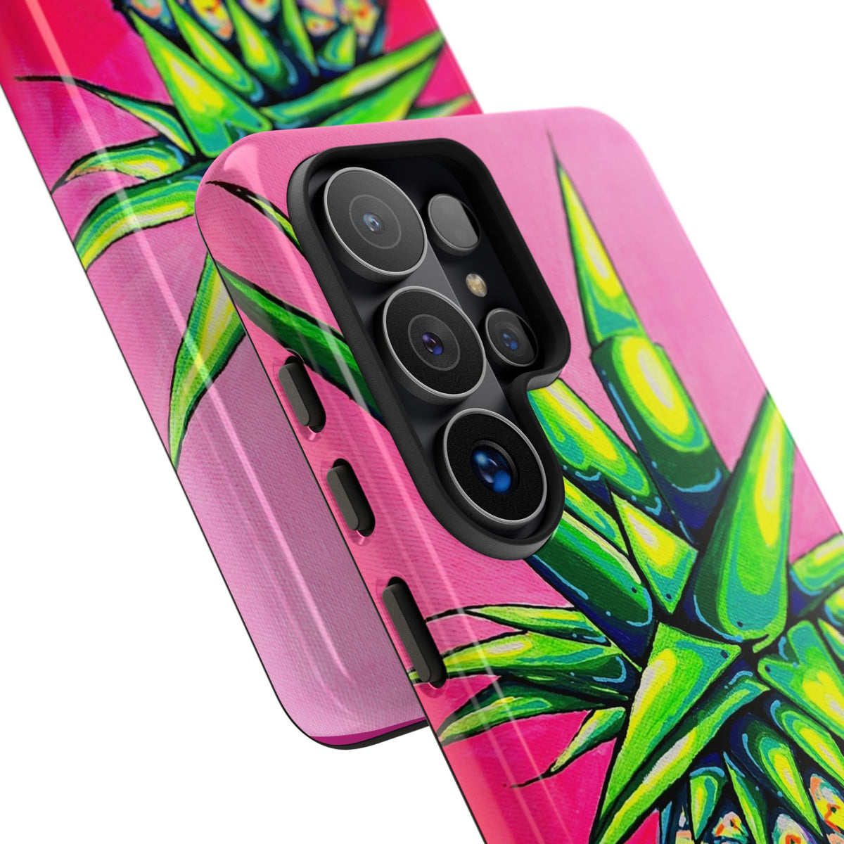 Neon Pineapple Tough Phone Case