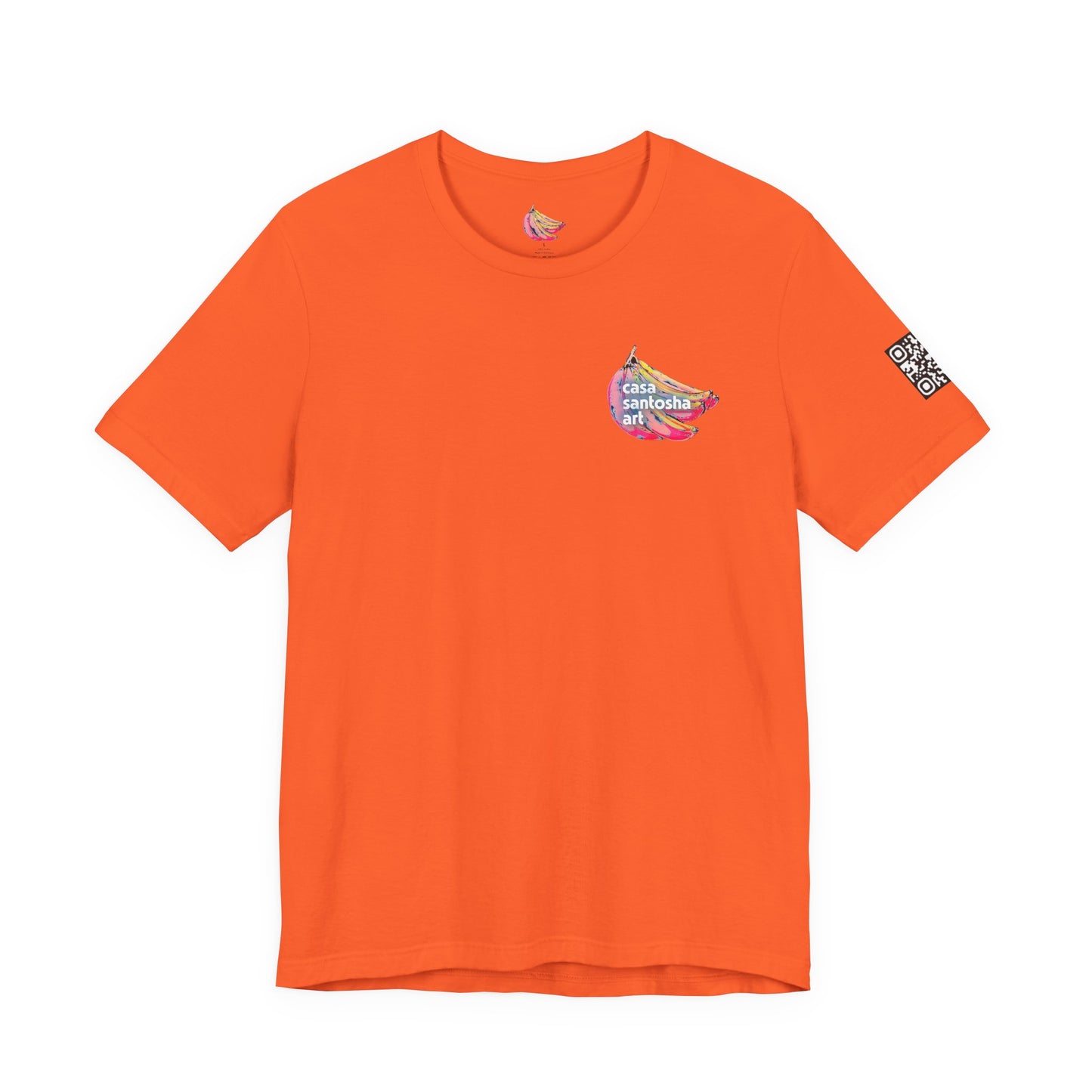 T-shirt unisexe néon à motif poisson frit