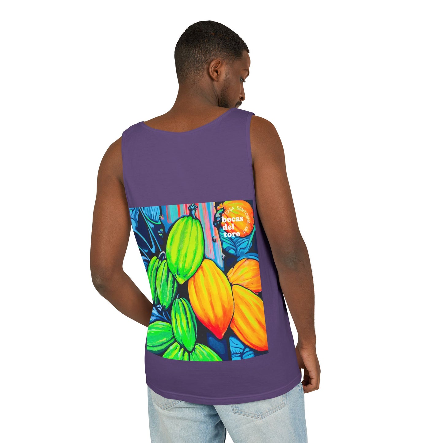 Unisex Neon Cacao Tank Top - Perfect for Summer Vibes