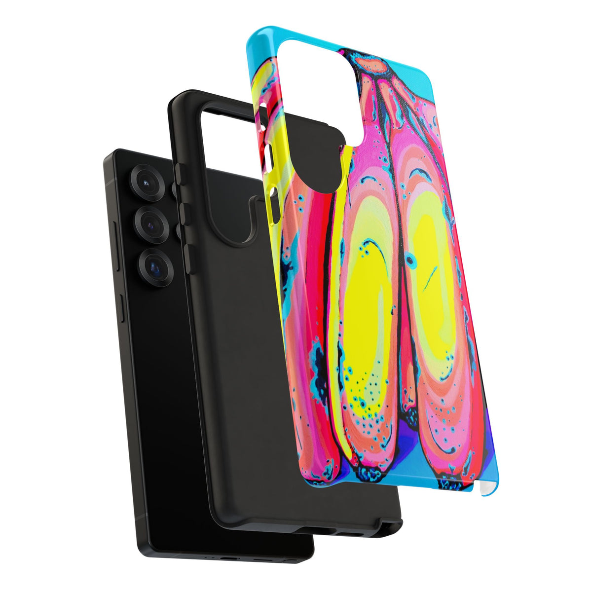 Neon Fat Bananas Tough Phone Case