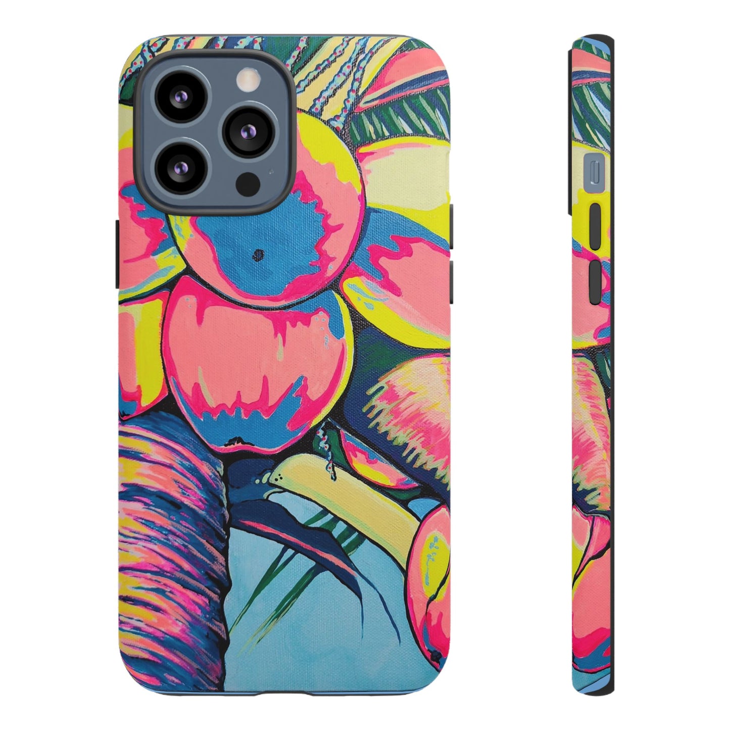 Neon Coconuts Tough Phone Case