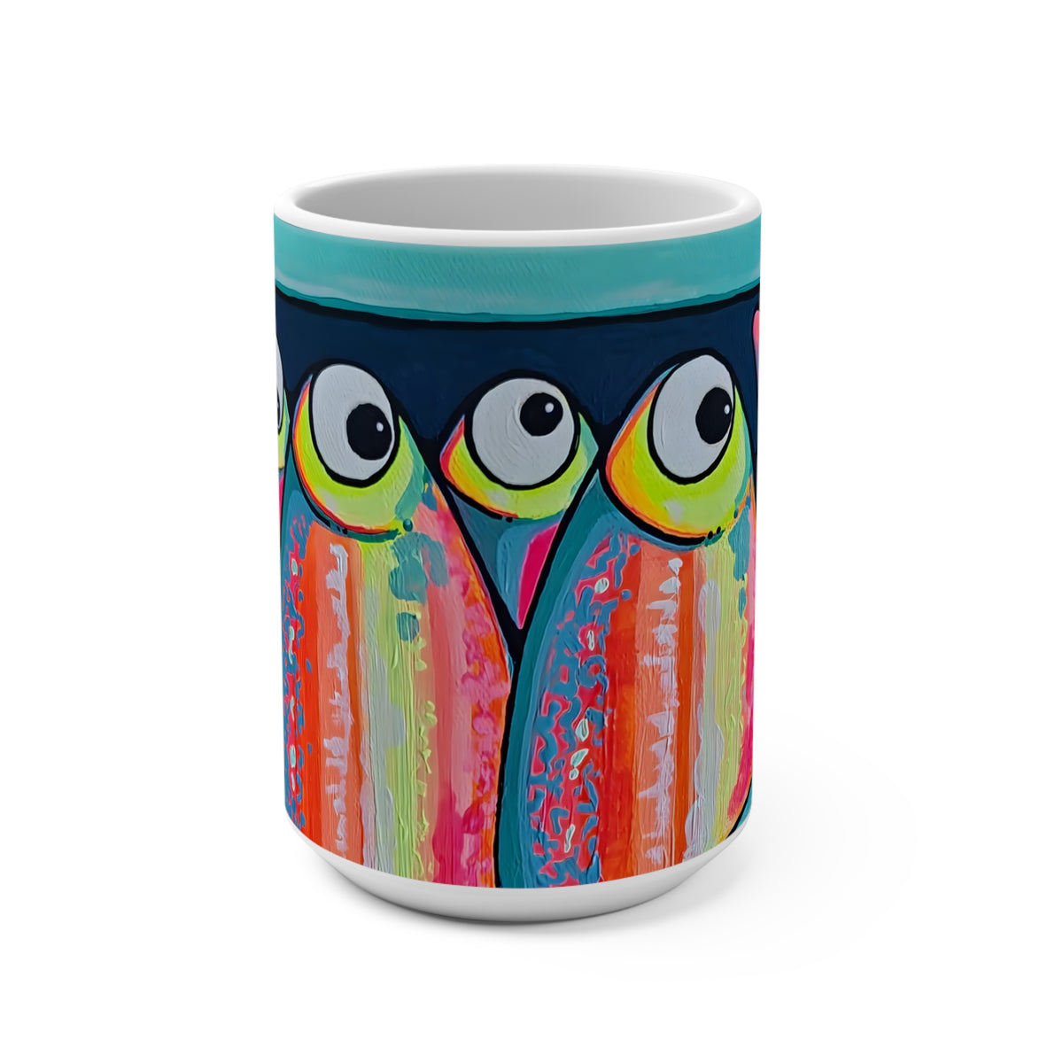 Neon Sardines Mug
