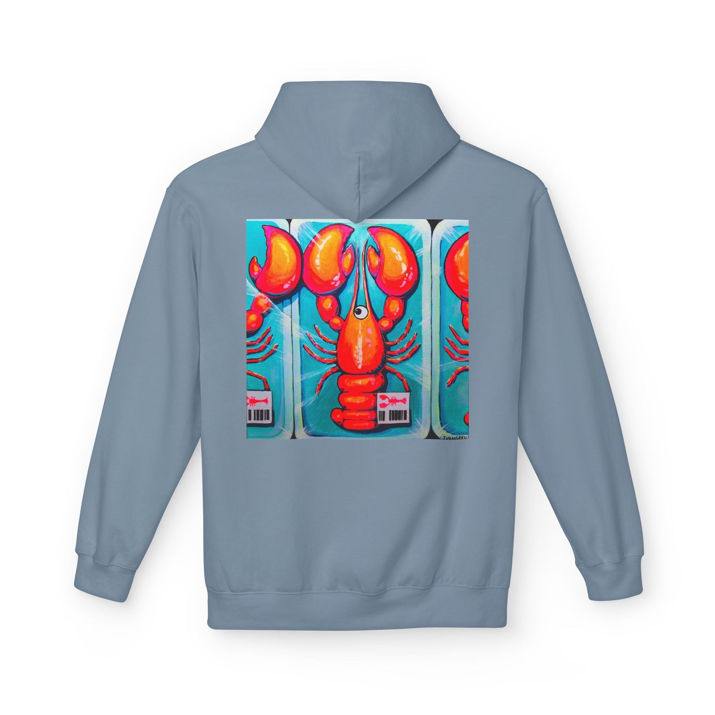 Unisex Fresh Neon Lobster Soft Hoodie