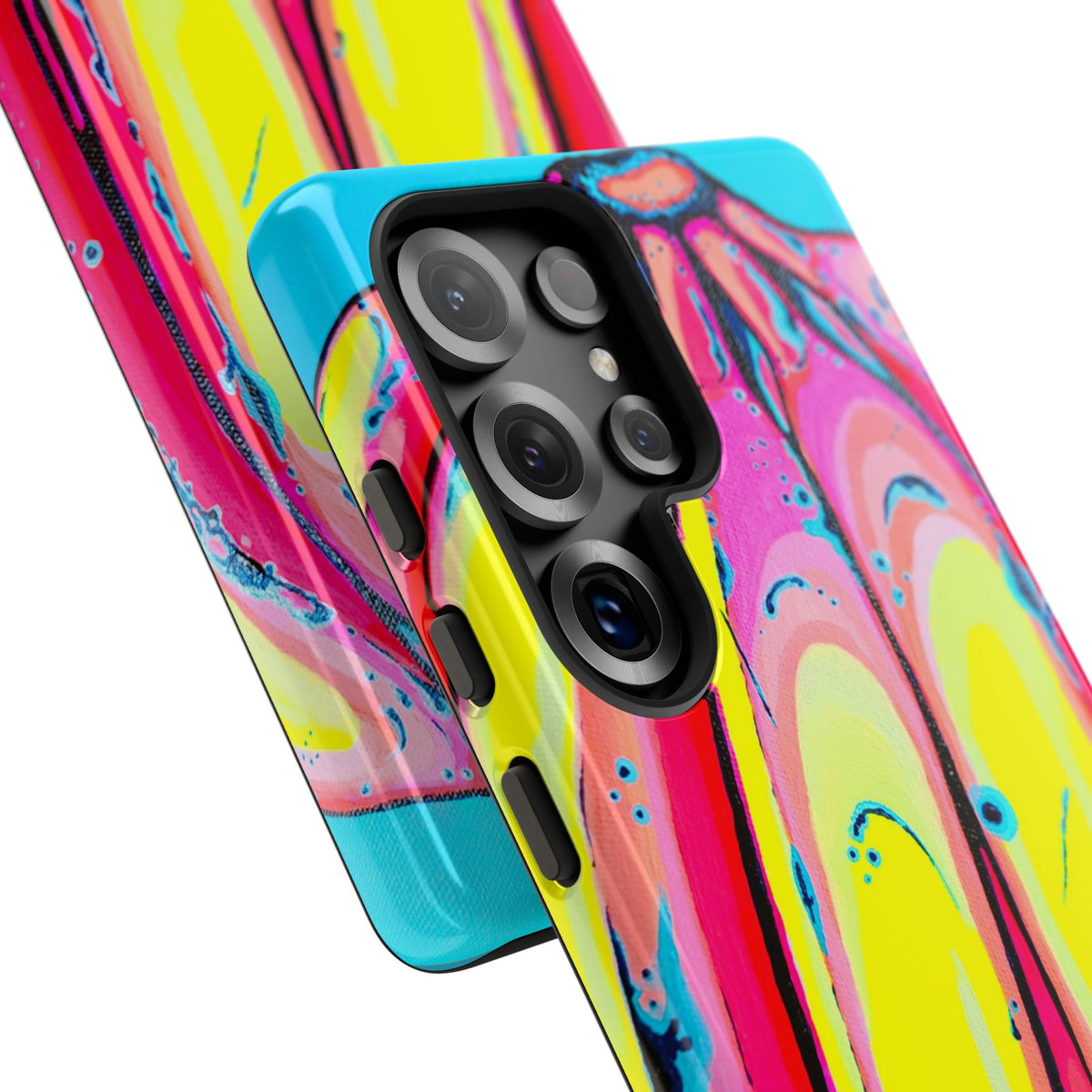 Neon Fat Bananas Tough Phone Case