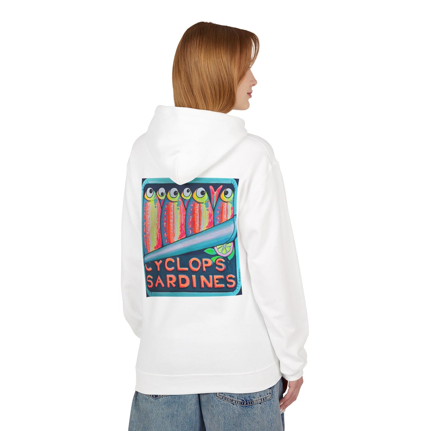 Unisex Neon Sardines Soft Hoodie