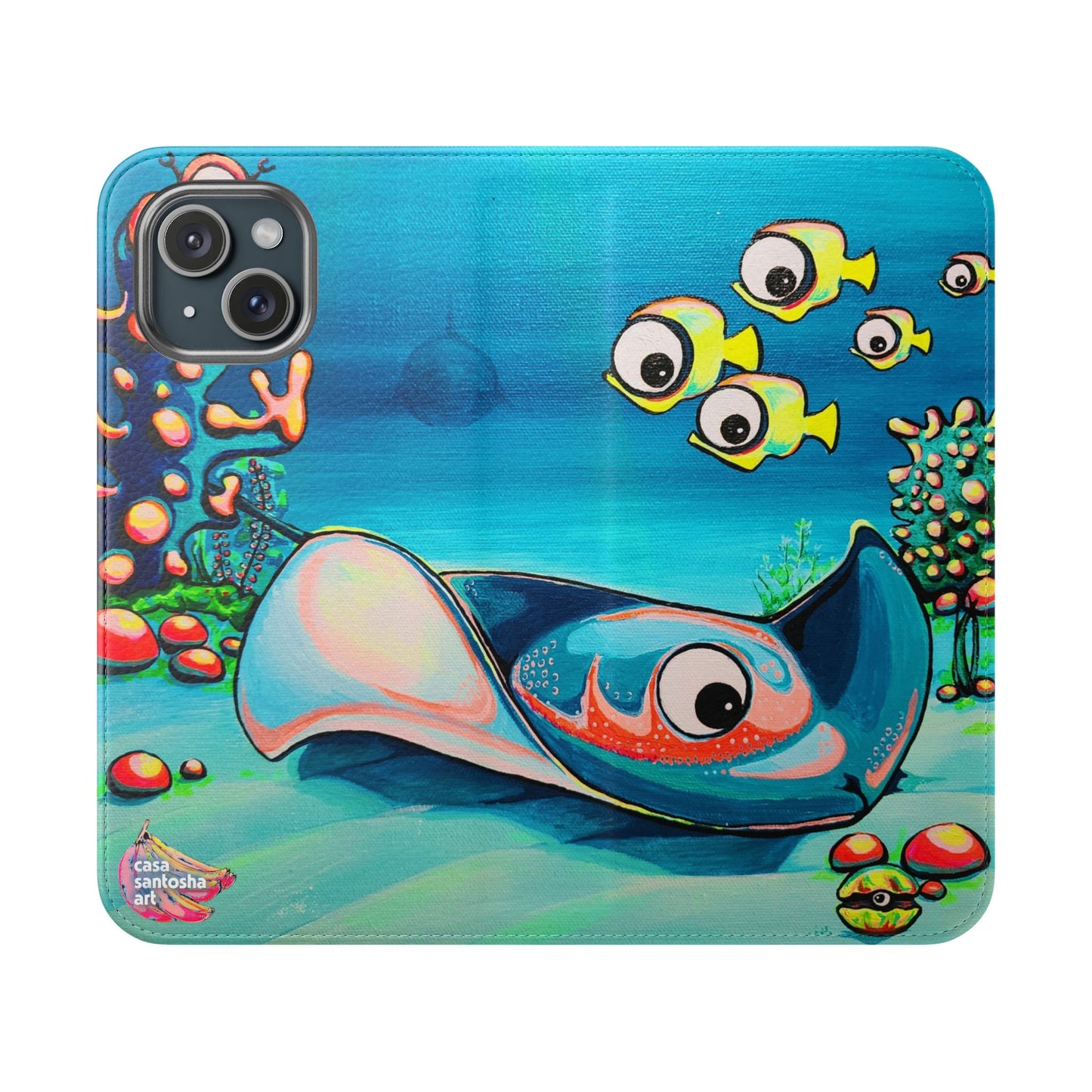 Cyclops Stingray Flip Phone Case – Wallet Cover with Card Slots