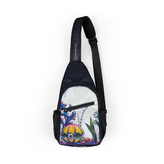 Cyclops Clam Art Sling Bag - Travel or Everyday Chest Bag