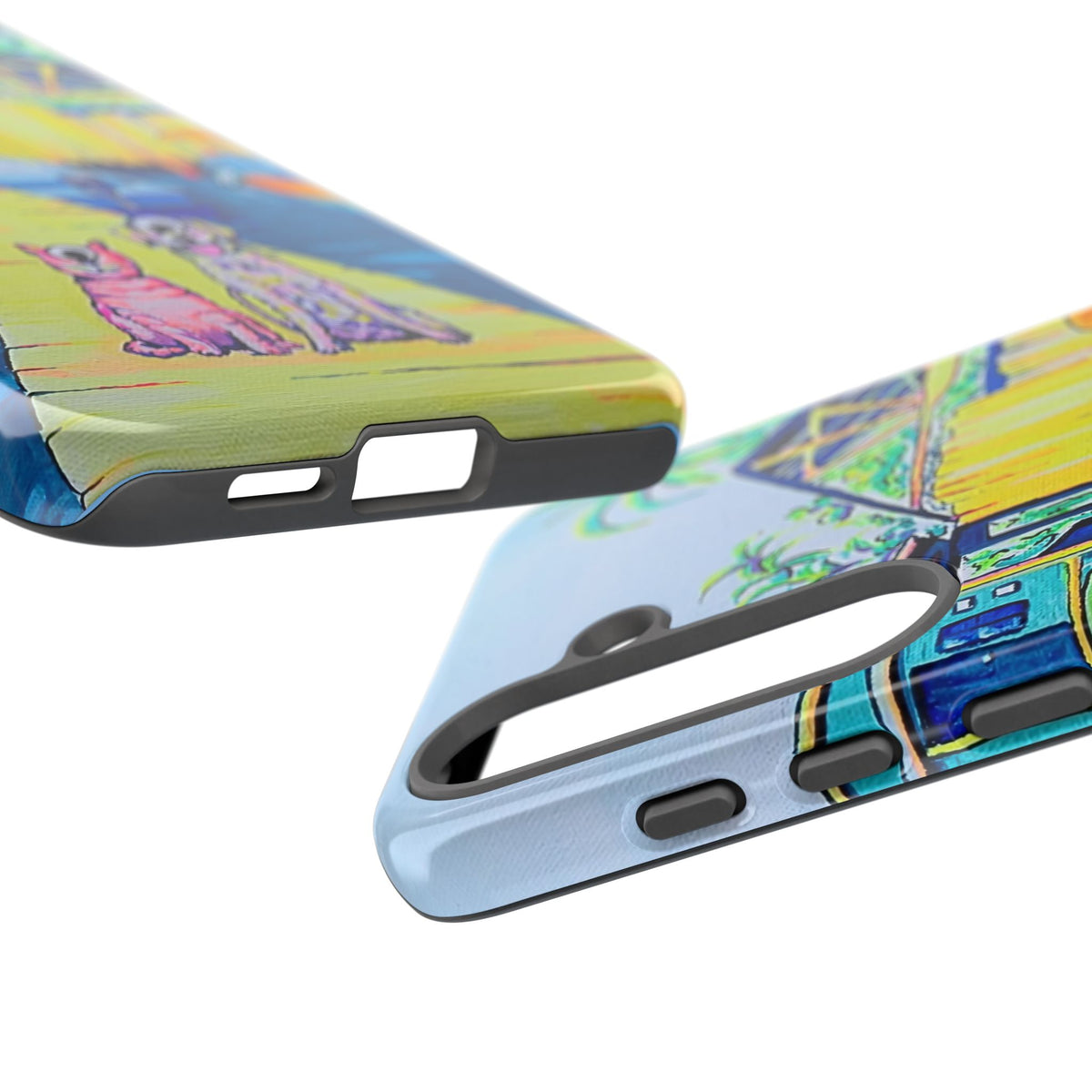 Cyclops Cat and Dog in Bocas Tough Phone Case