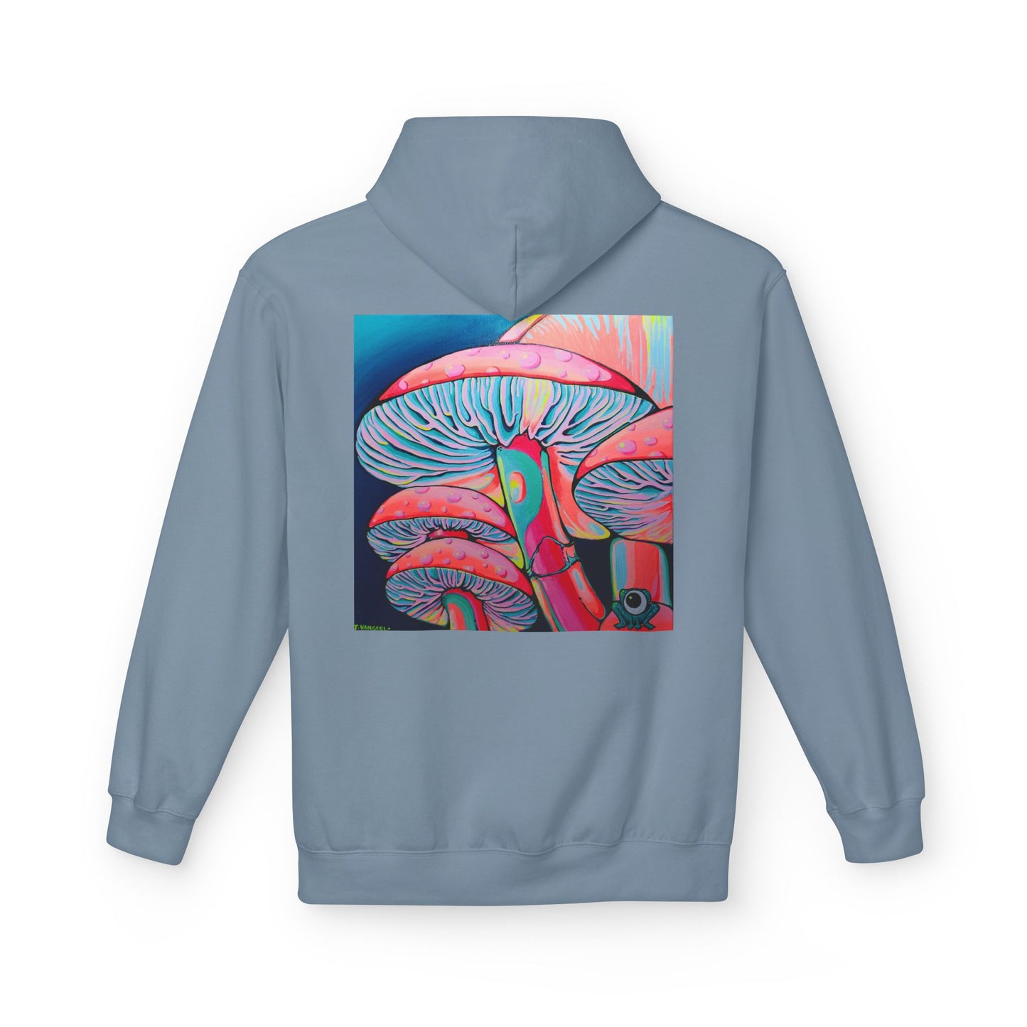 Unisex Trippy Mushrooms Soft Hoodie