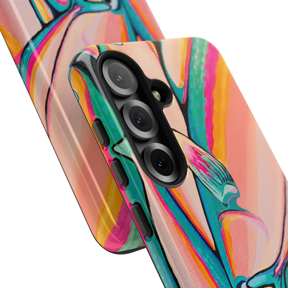 Neon Fish Tough Phone Case