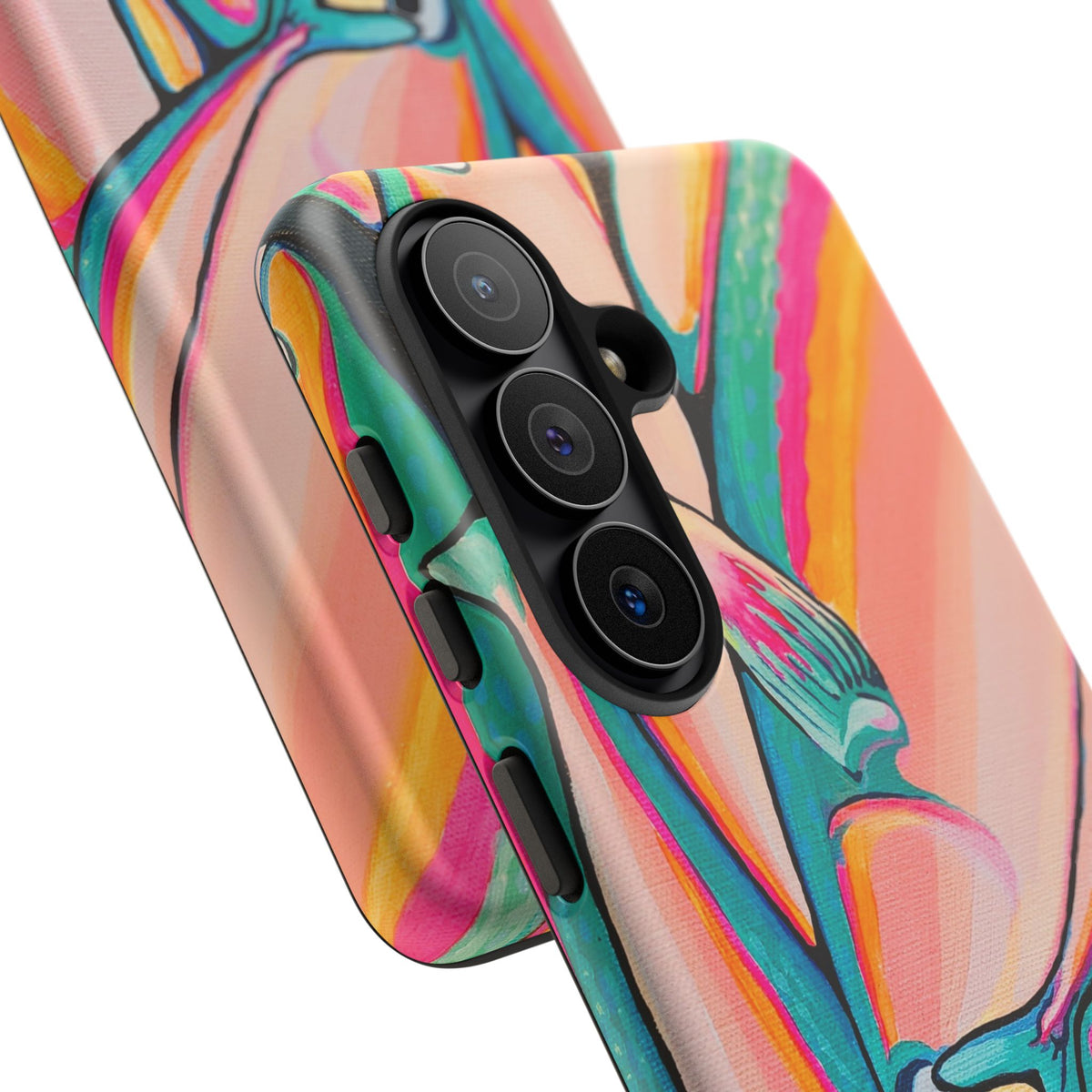 Neon Fish Tough Phone Case
