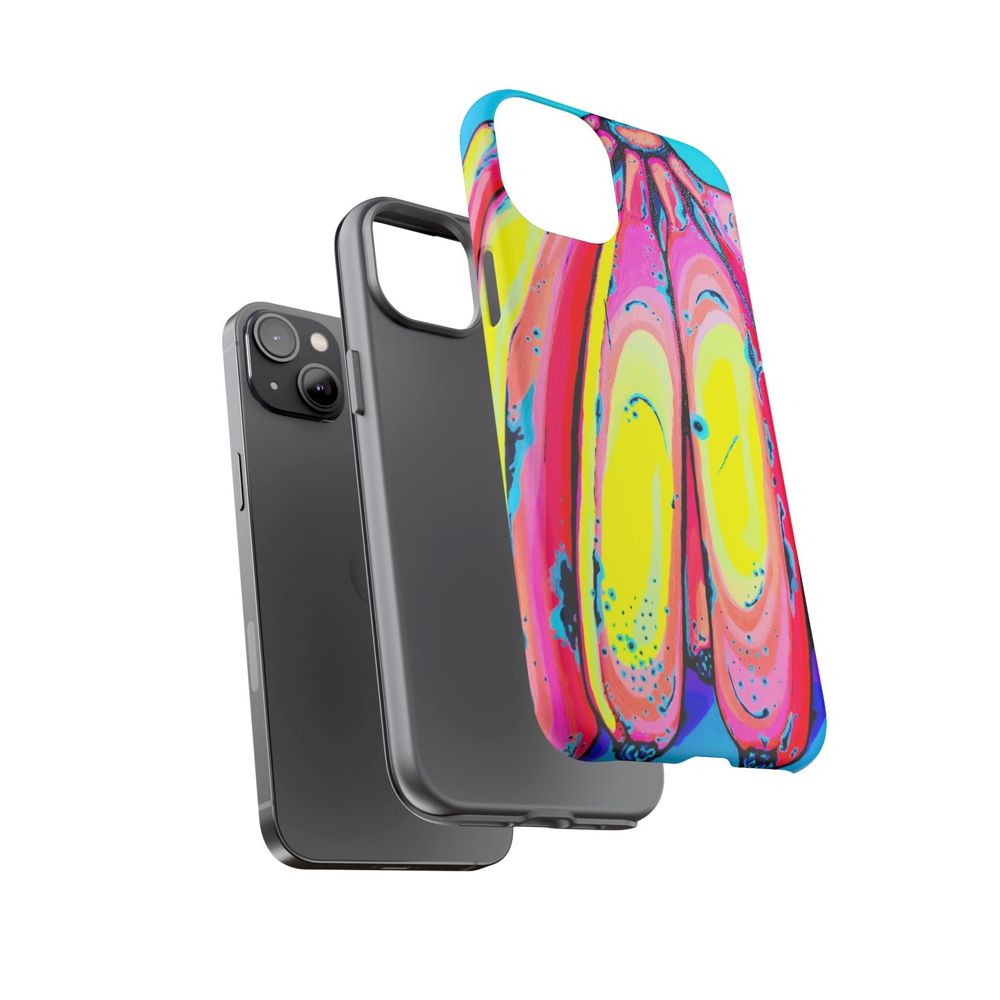 Neon Fat Bananas Tough Phone Case