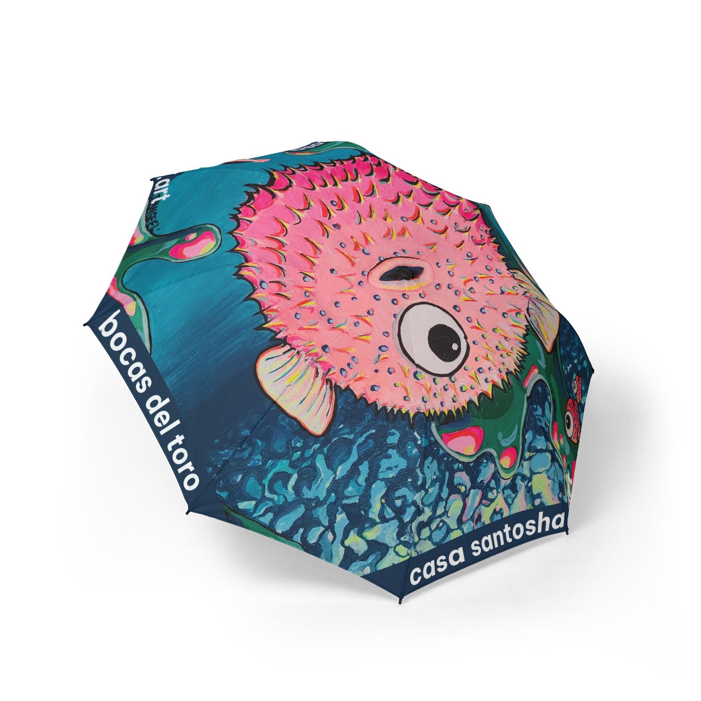 Cyclops Pufferfish Umbrella - Foldable & Stylish Rain Gear
