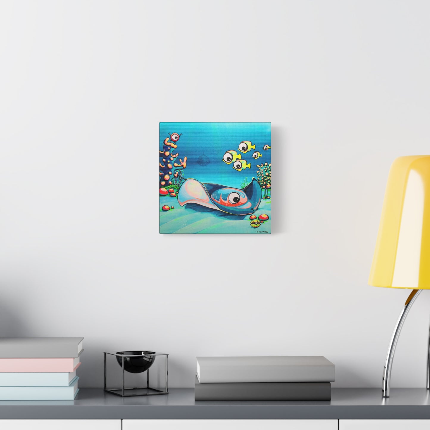 Cyclops Stingray Canvas Wall Art