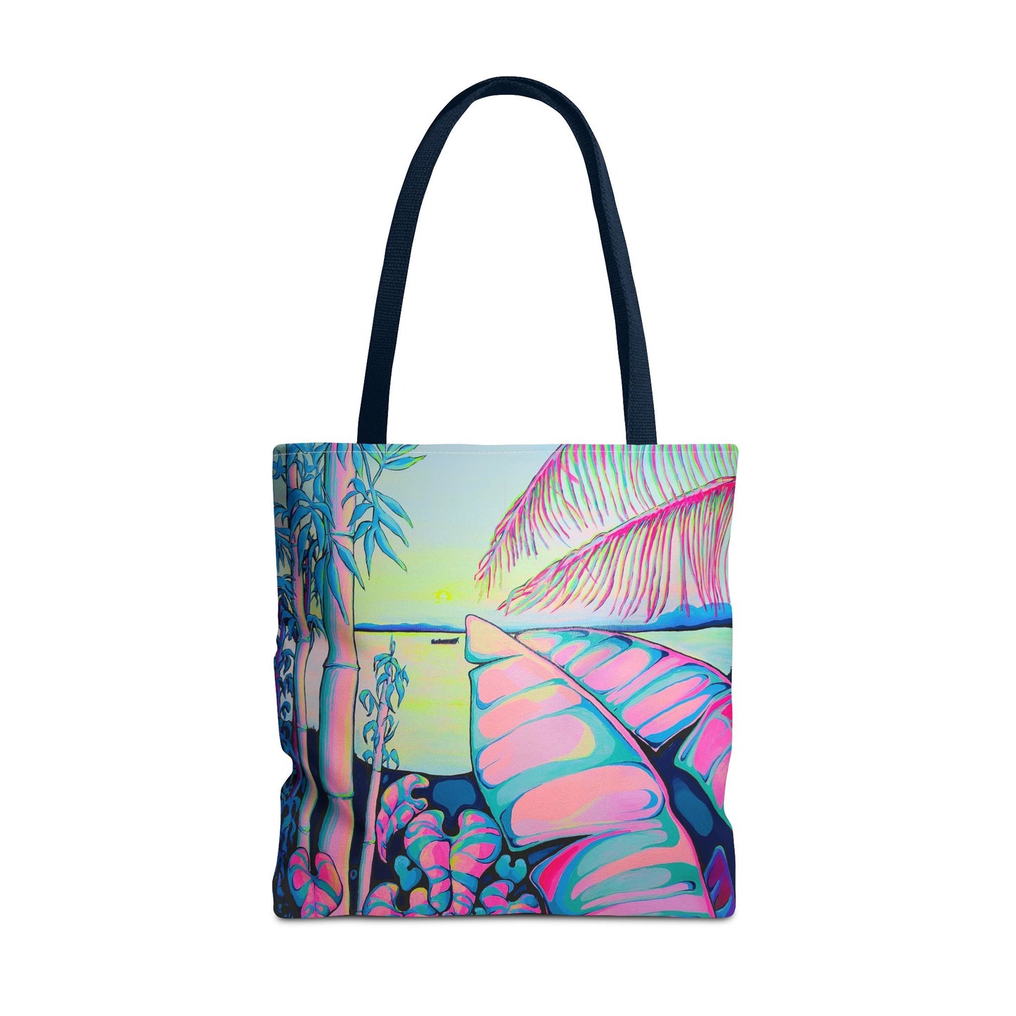 Premium Serenity Bocas Tote Bag, Original Artist Design, Reusable Shopping Tote, Eco-Friendly