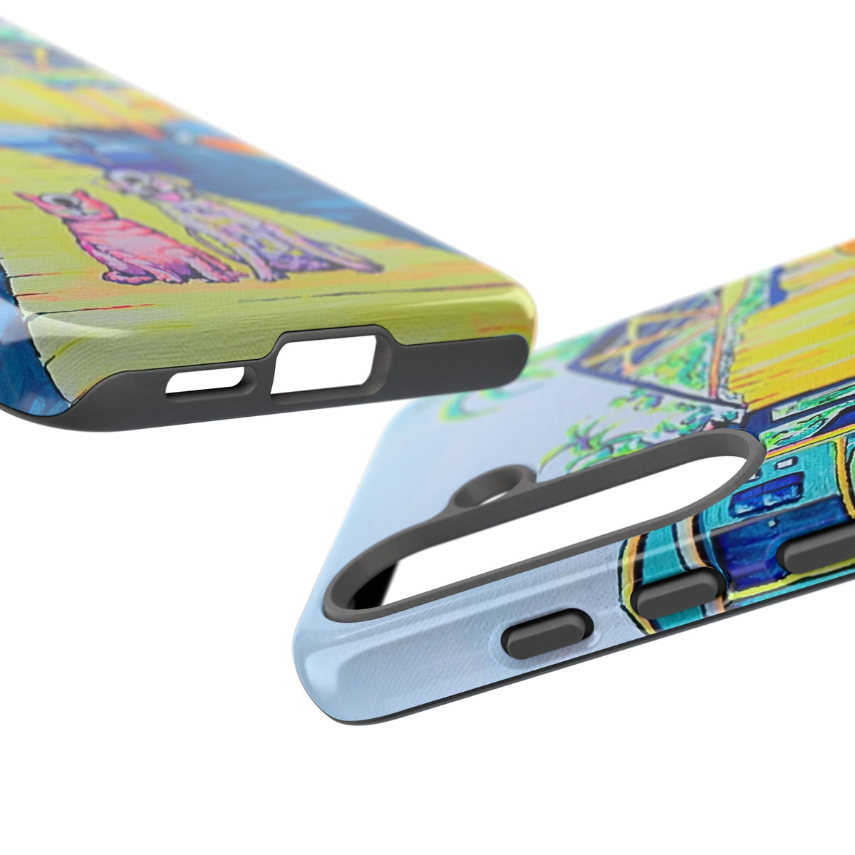 Cyclops Cat and Dog in Bocas Tough Phone Case