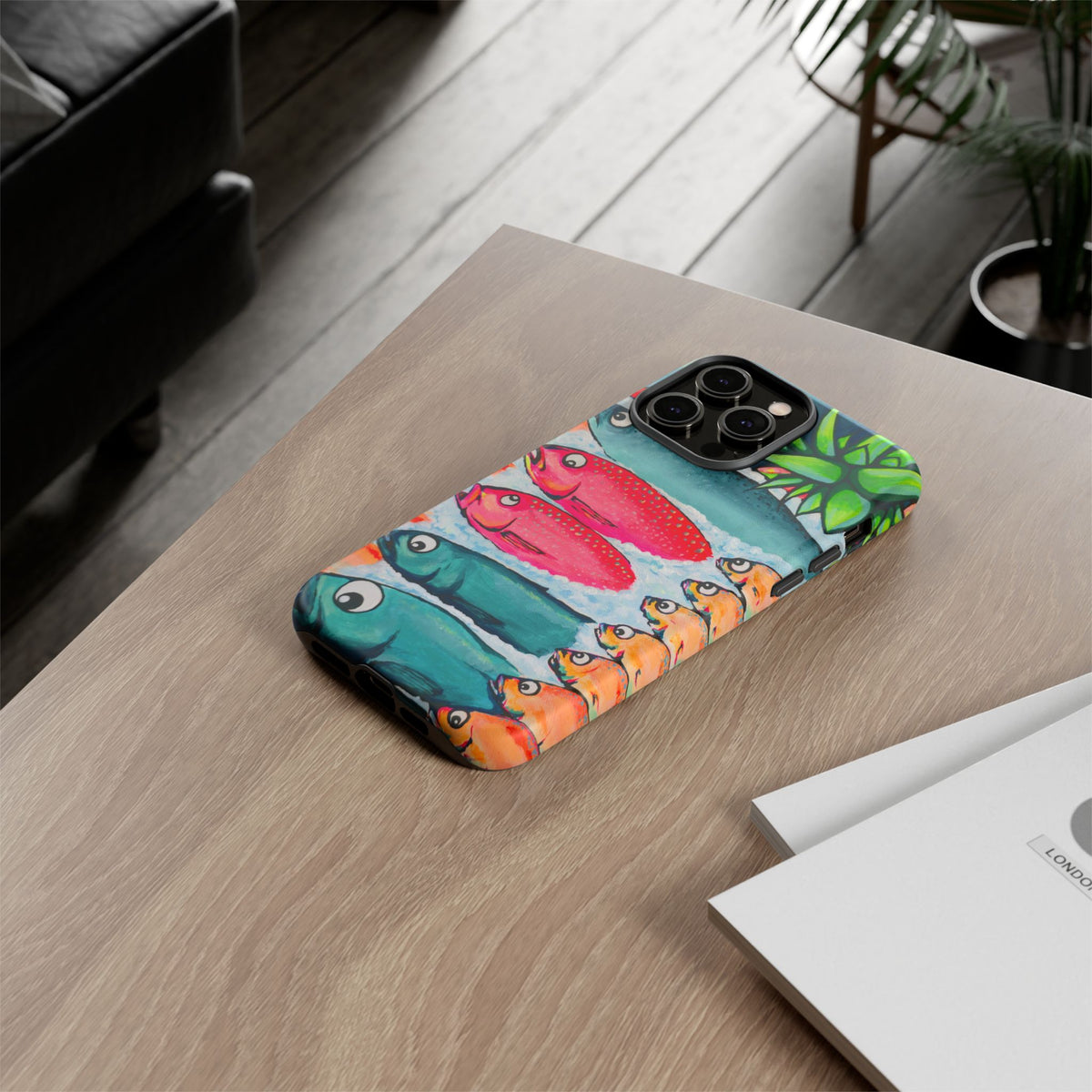 Neon Cabo Fish Market Tough Phone Case
