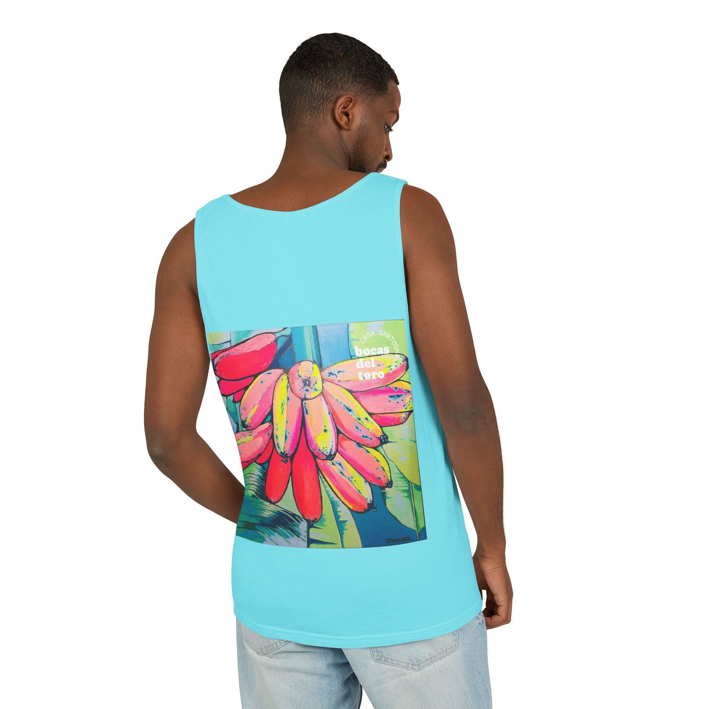 Unisex Neon Primitivo Bananas Tank Top - Perfect for Summer Vibes