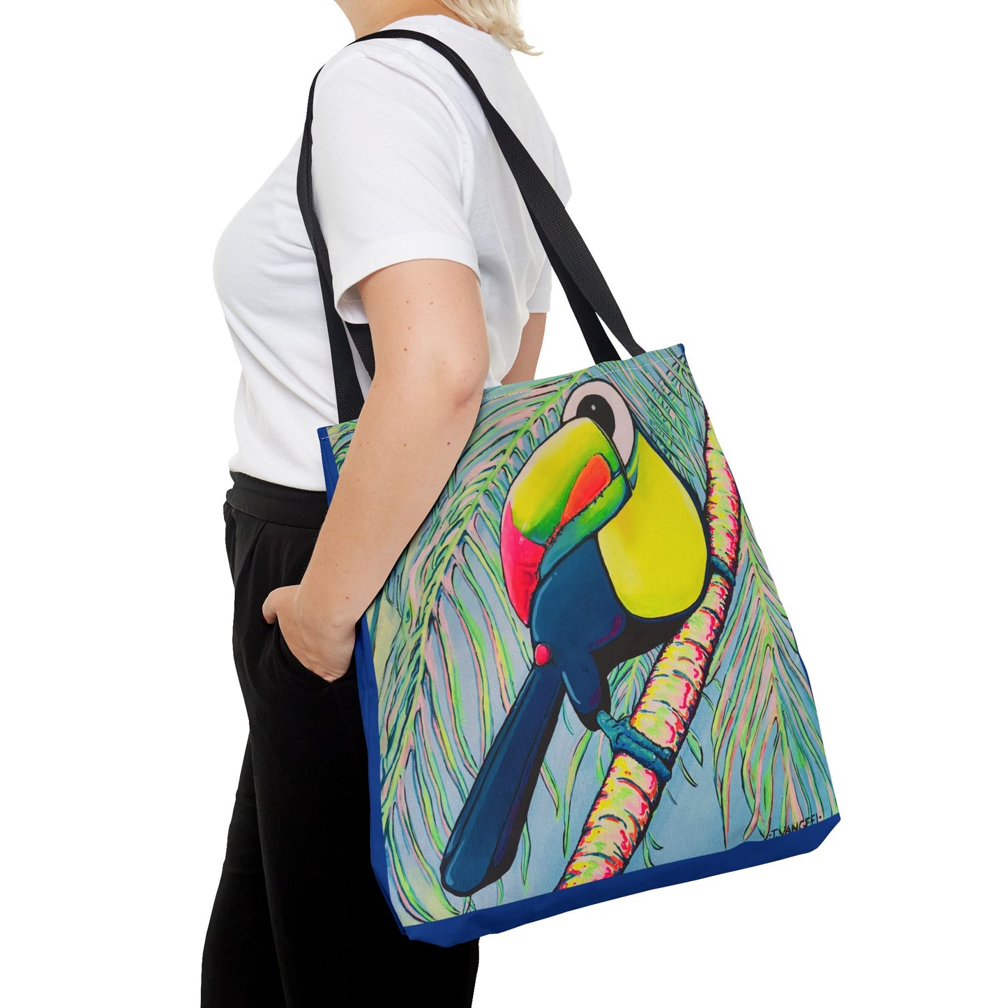 Premium Cyclops Toucan Tote Bag, Original Artist Design, Reusable Shopping Tote,  Eco-Friendly