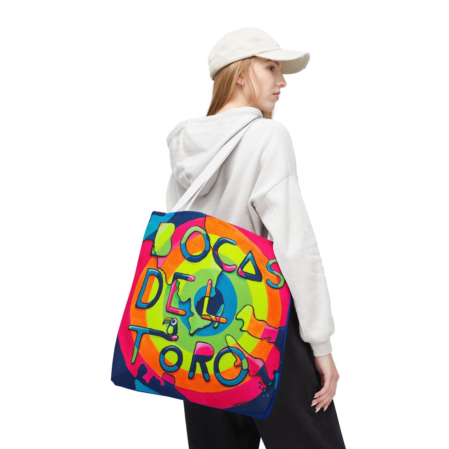 Premium Bocas Del Toro Islands Tote Bag, Original Artist Design, Reusable Shopping Tote,  Eco-Friendly
