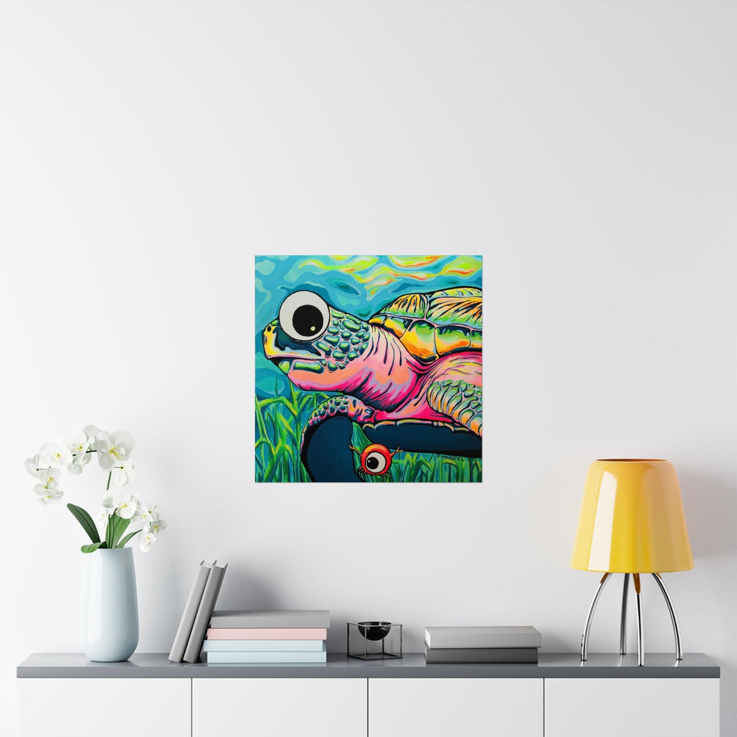Cyclops Turtle Giclée Art Poster