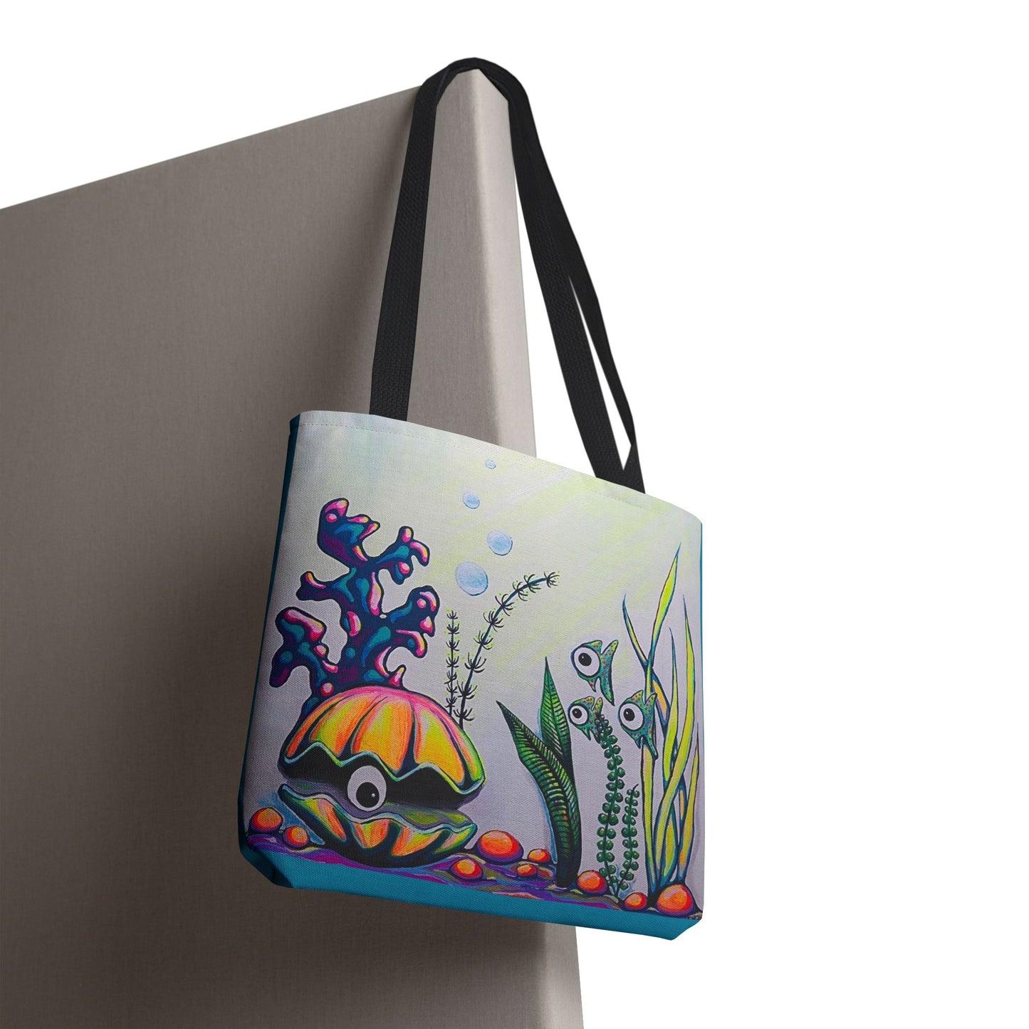 Premium Cyclops Clam Tote Bag, Original Artist Design, Reusable Shopping Tote,  Eco-Friendly