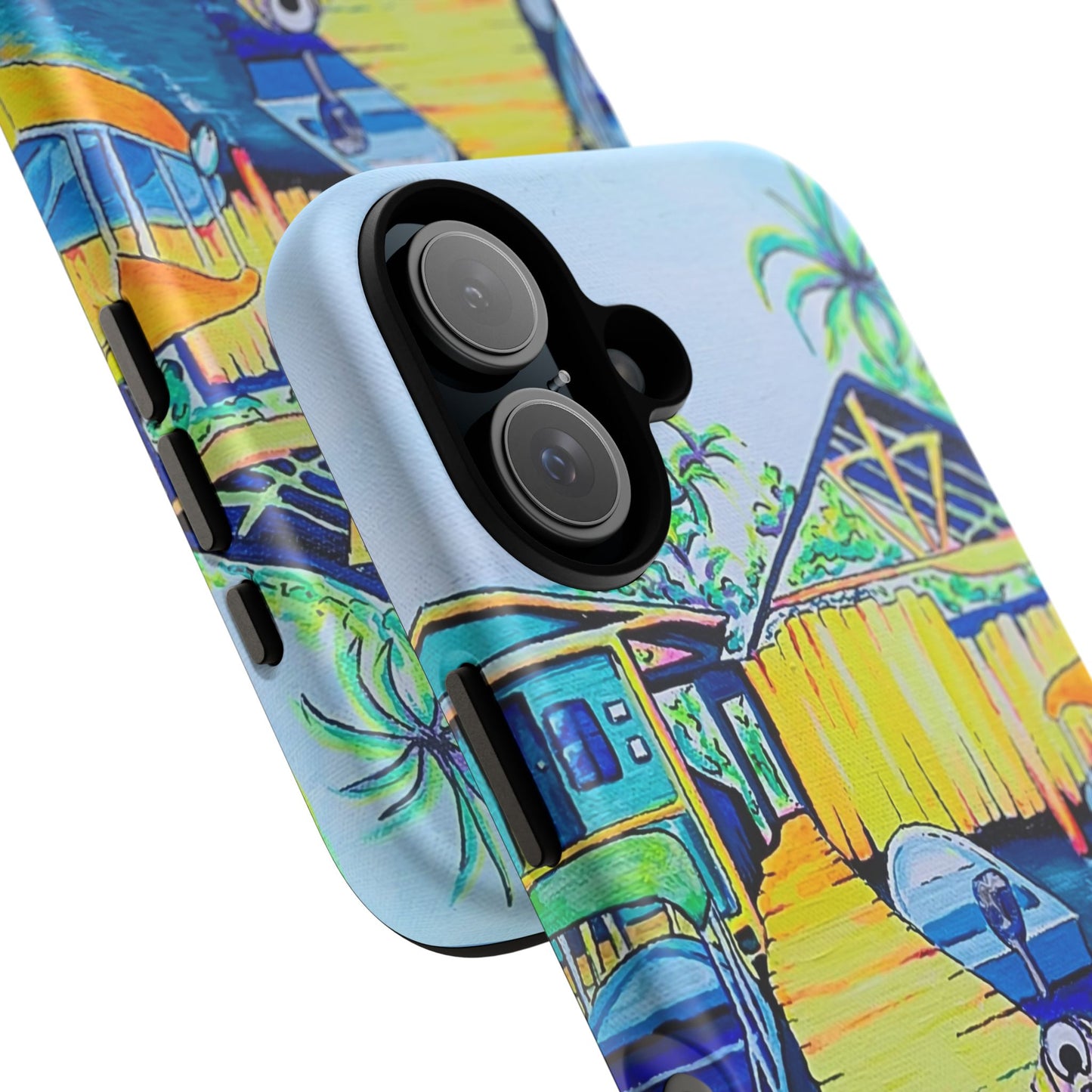 Cyclops Cat and Dog in Bocas Tough Phone Case