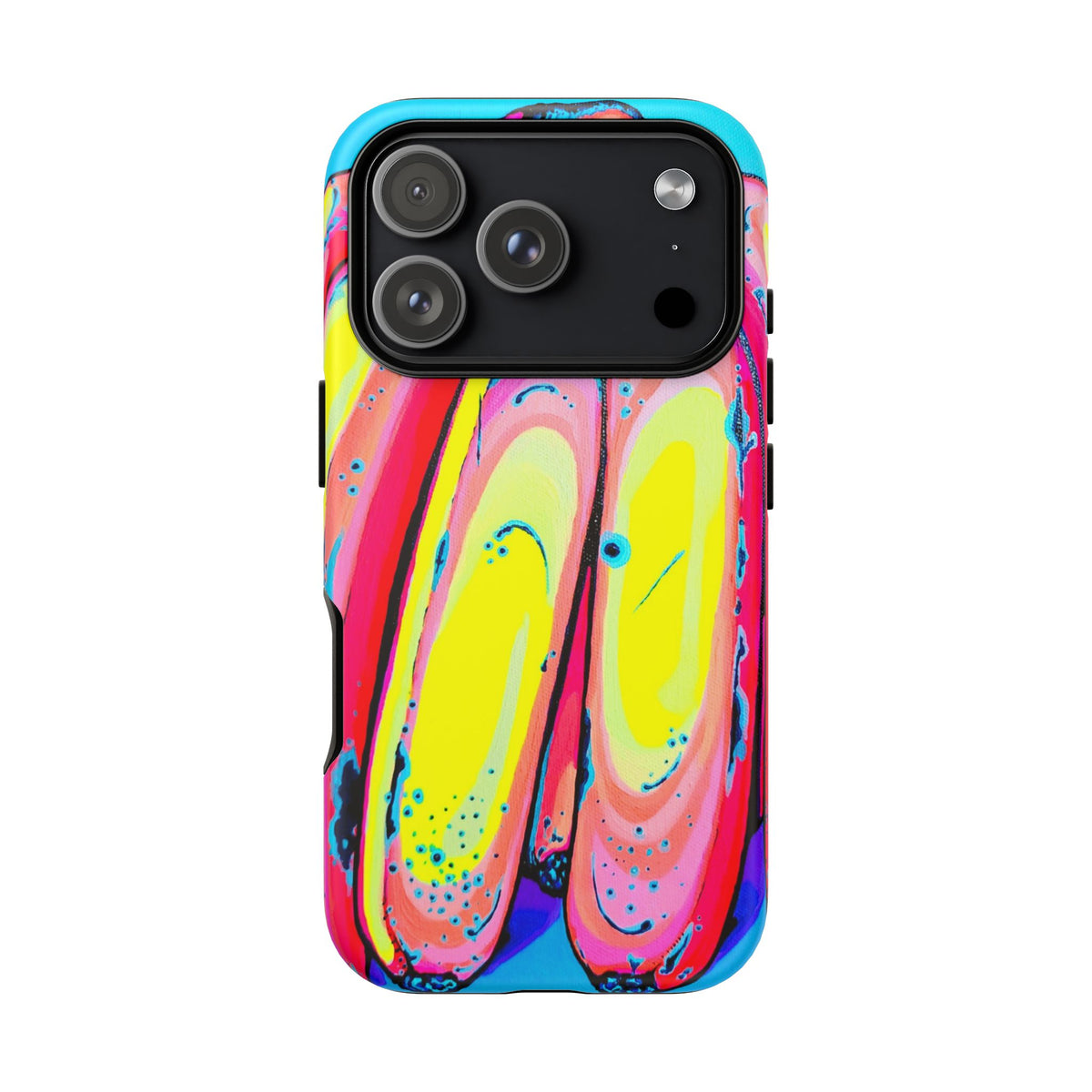 Neon Fat Bananas Tough Phone Case