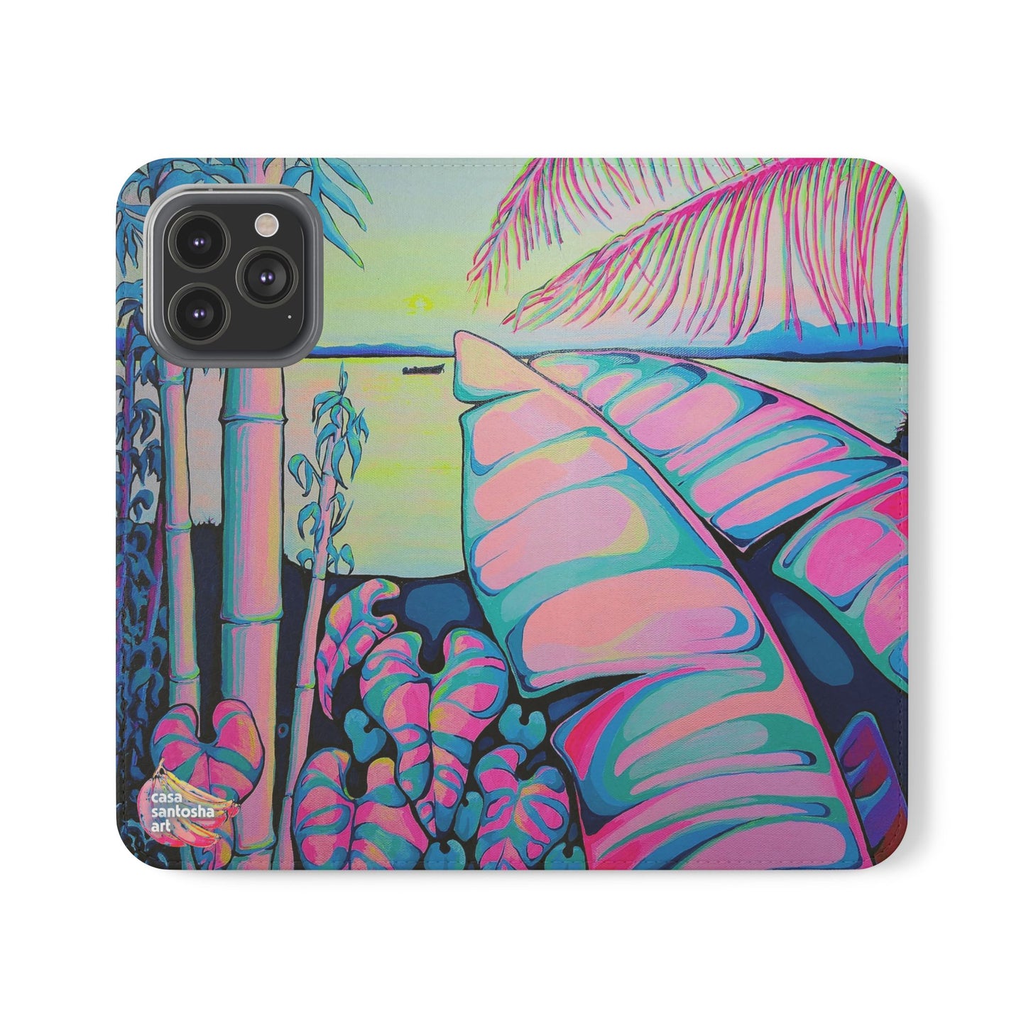 Serenity Bocas Flip Phone Case – Wallet Cover with Card Slots