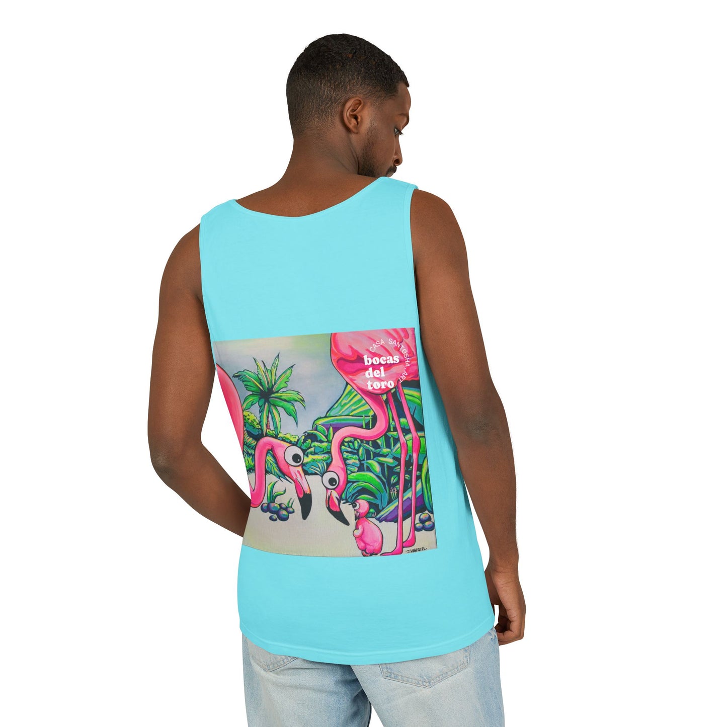 Unisex Cyclops Flamingo Family Tank Top - Perfect for Summer Vibes