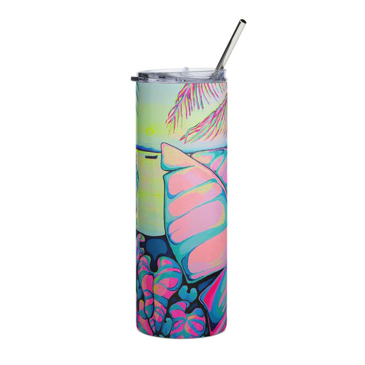 Serenity Bocas Stainless Steel Tumbler, 20oz | Fun Travel Mug, Eco-Friendly