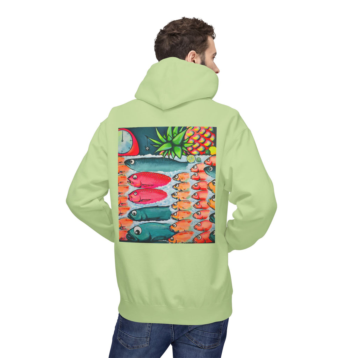 Unisex Neon Cabo Fish Market Soft Hoodie