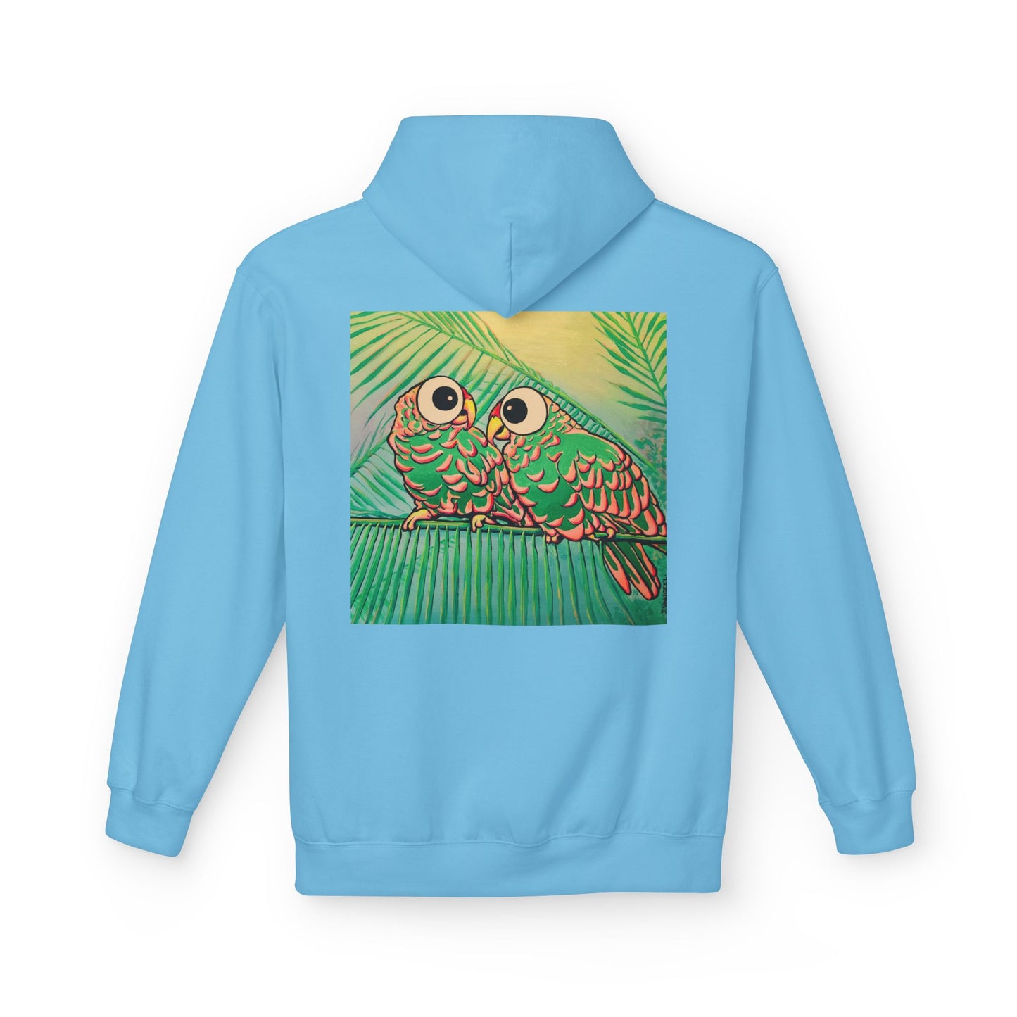 Unisex Chatty Cyclops Parrots Soft Hoodie