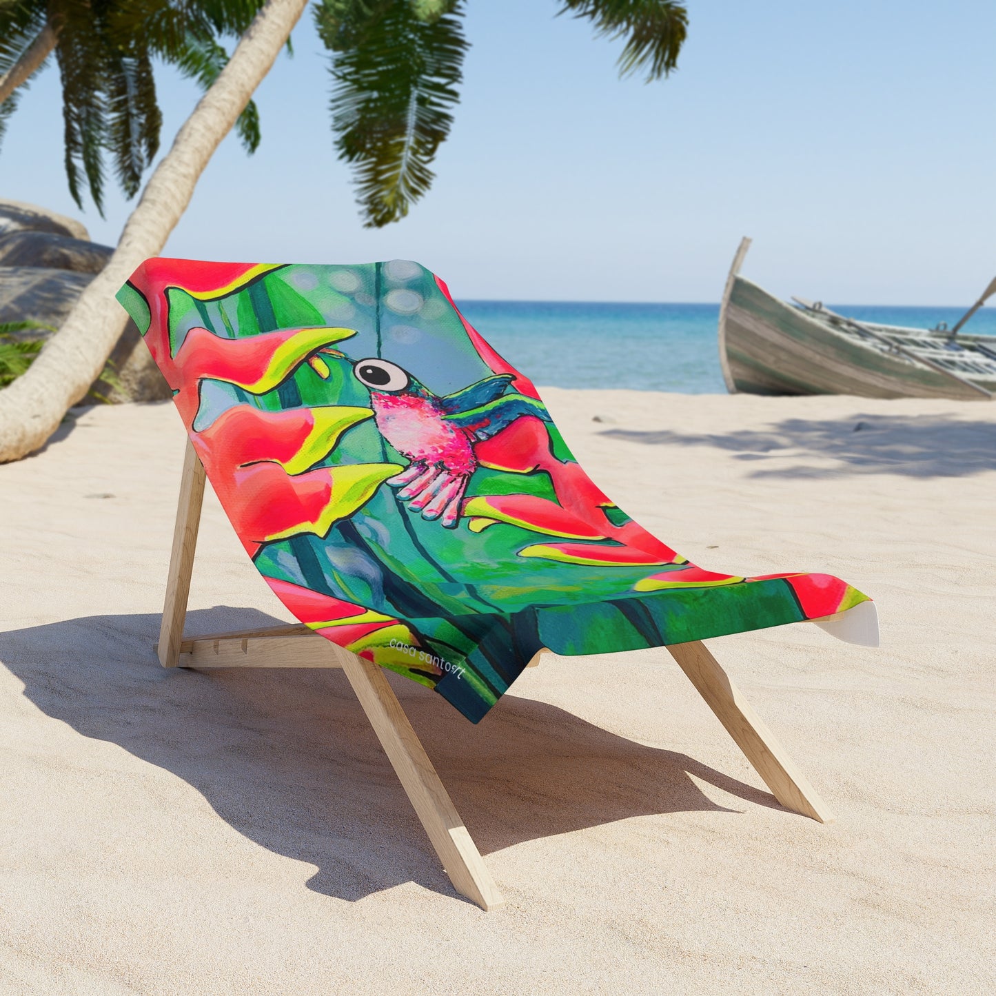 Cyclops Hummingbirds Beach Towel for Summer Fun and Vacation Essentials