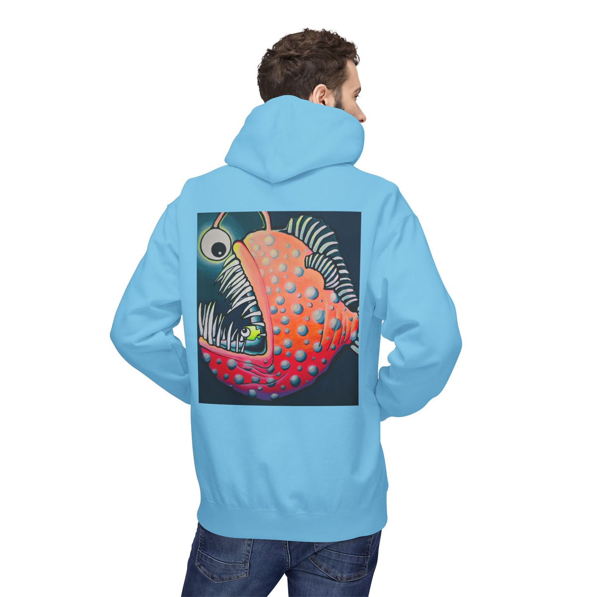 Unisex Cyclops Anglerfish Soft Hoodie