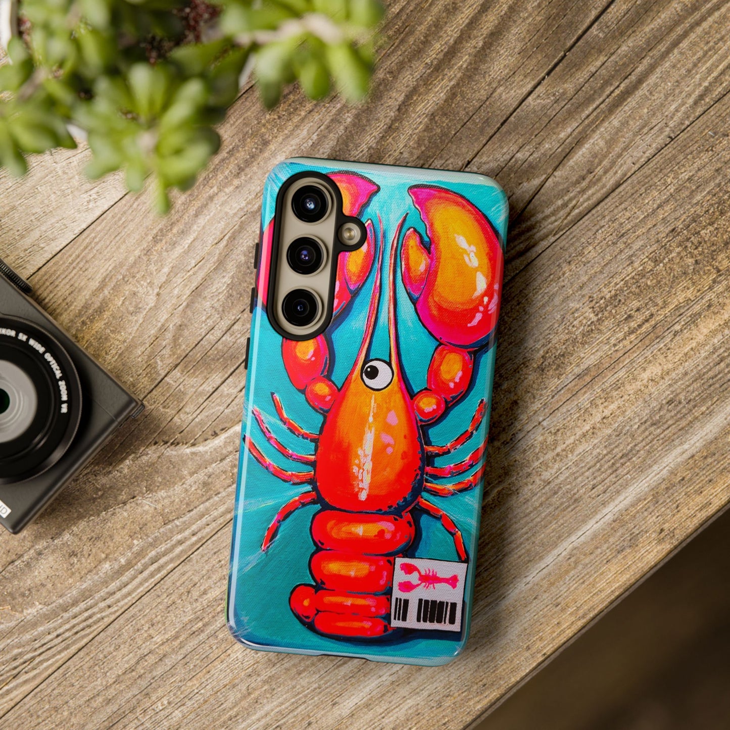 Neon Lobster Tough Phone Case