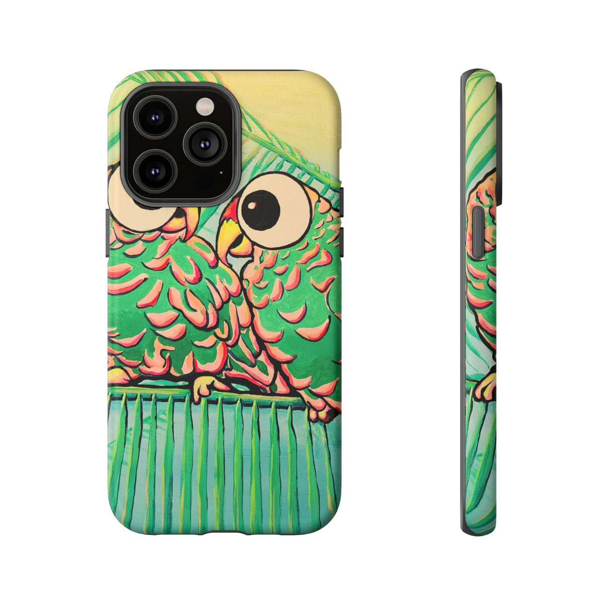 Chatty Cyclops Parrots Tough Phone Case