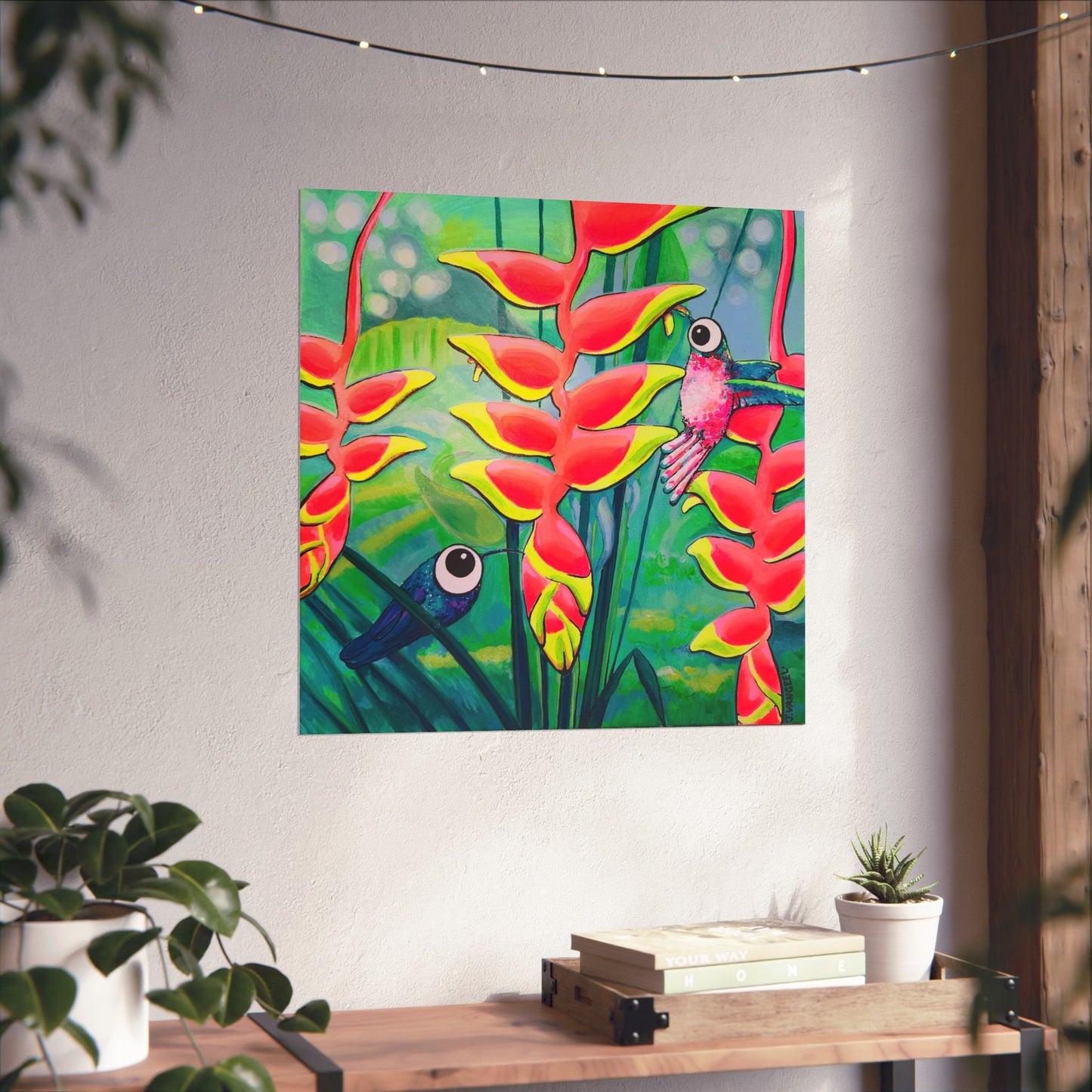 Cyclops Hummingbirds Giclée Art Poster