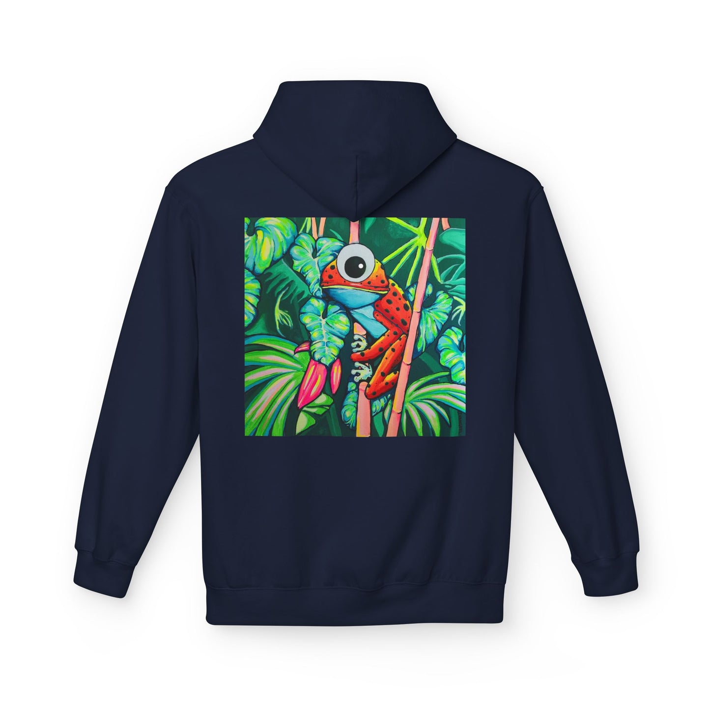 Unisex Cyclops Red Frog Soft Hoodie