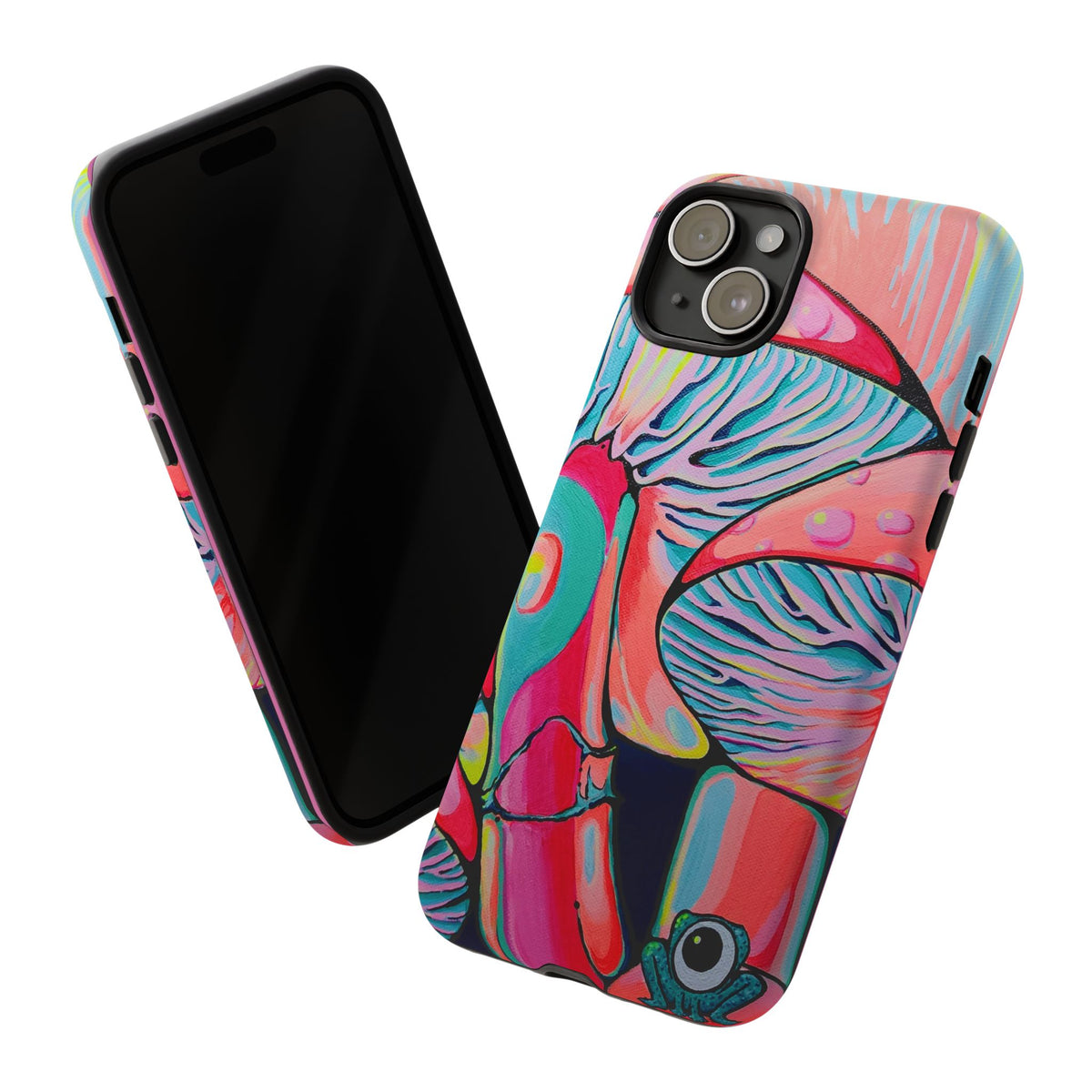 Coque de téléphone résistante Trippy Mushrooms