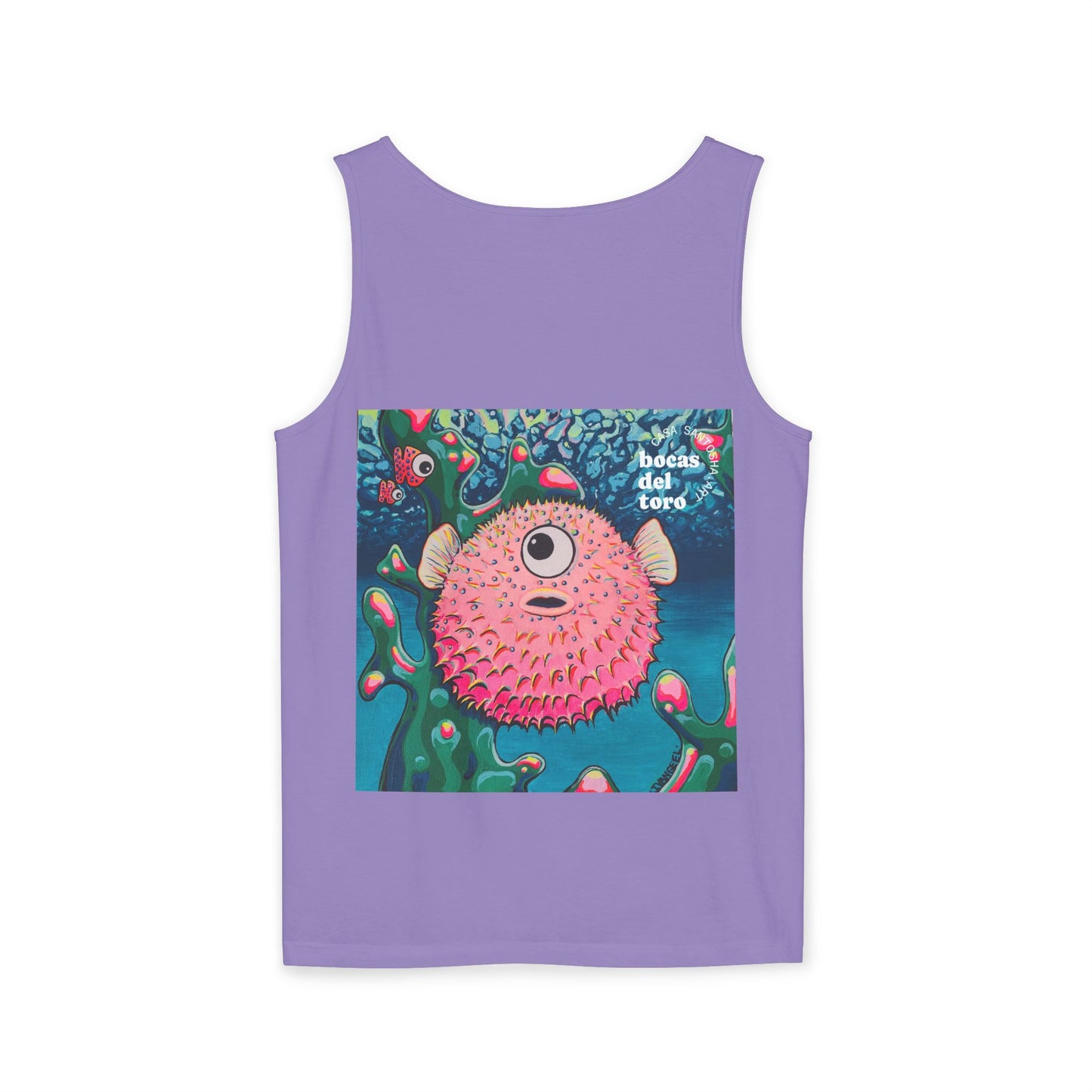 Unisex Cyclops Pufferfish Tank Top - Perfect for Summer Vibes