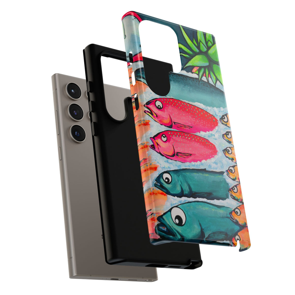 Neon Cabo Fish Market Tough Phone Case