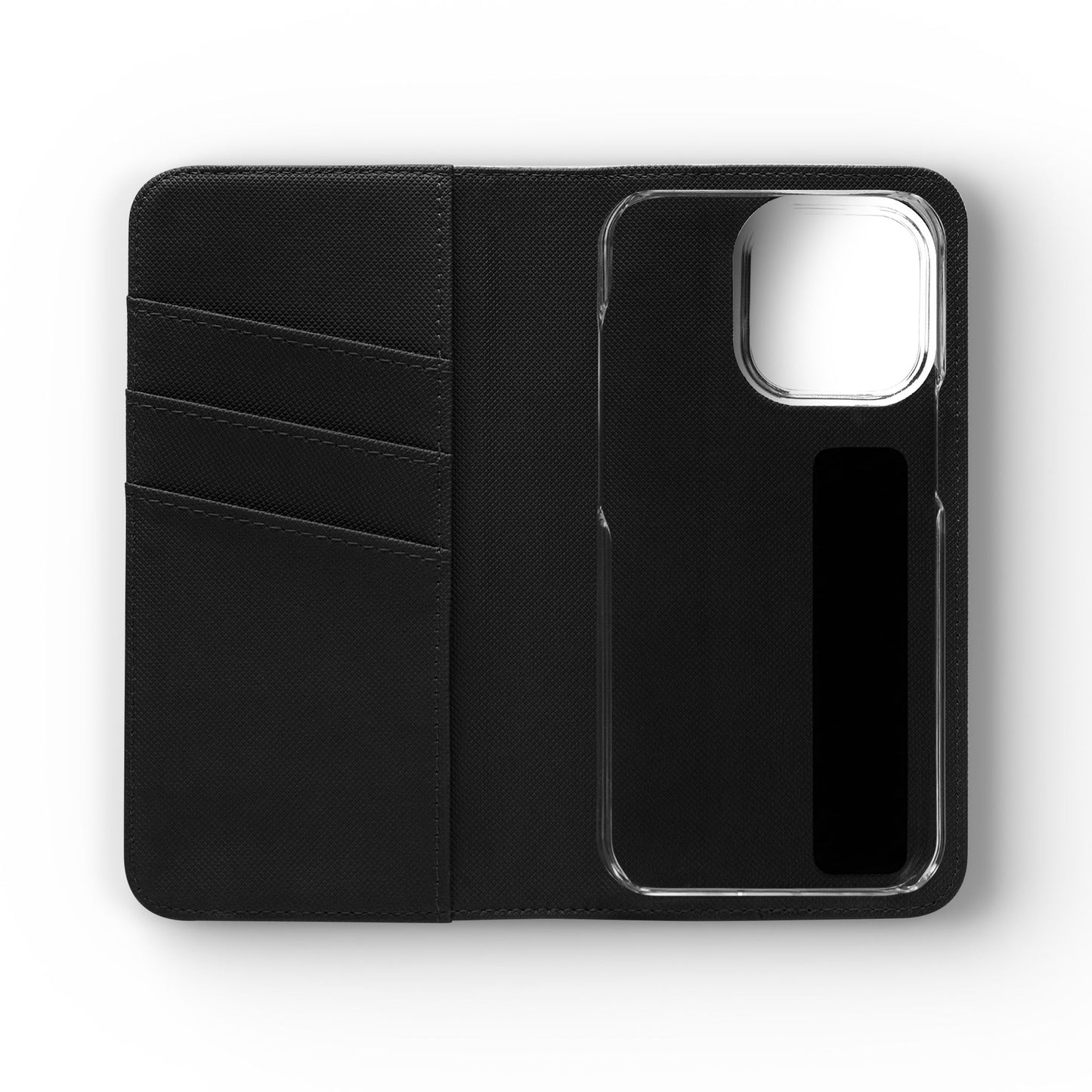 Neon Sardines Flip Phone Case – Wallet Cover with Card Slots